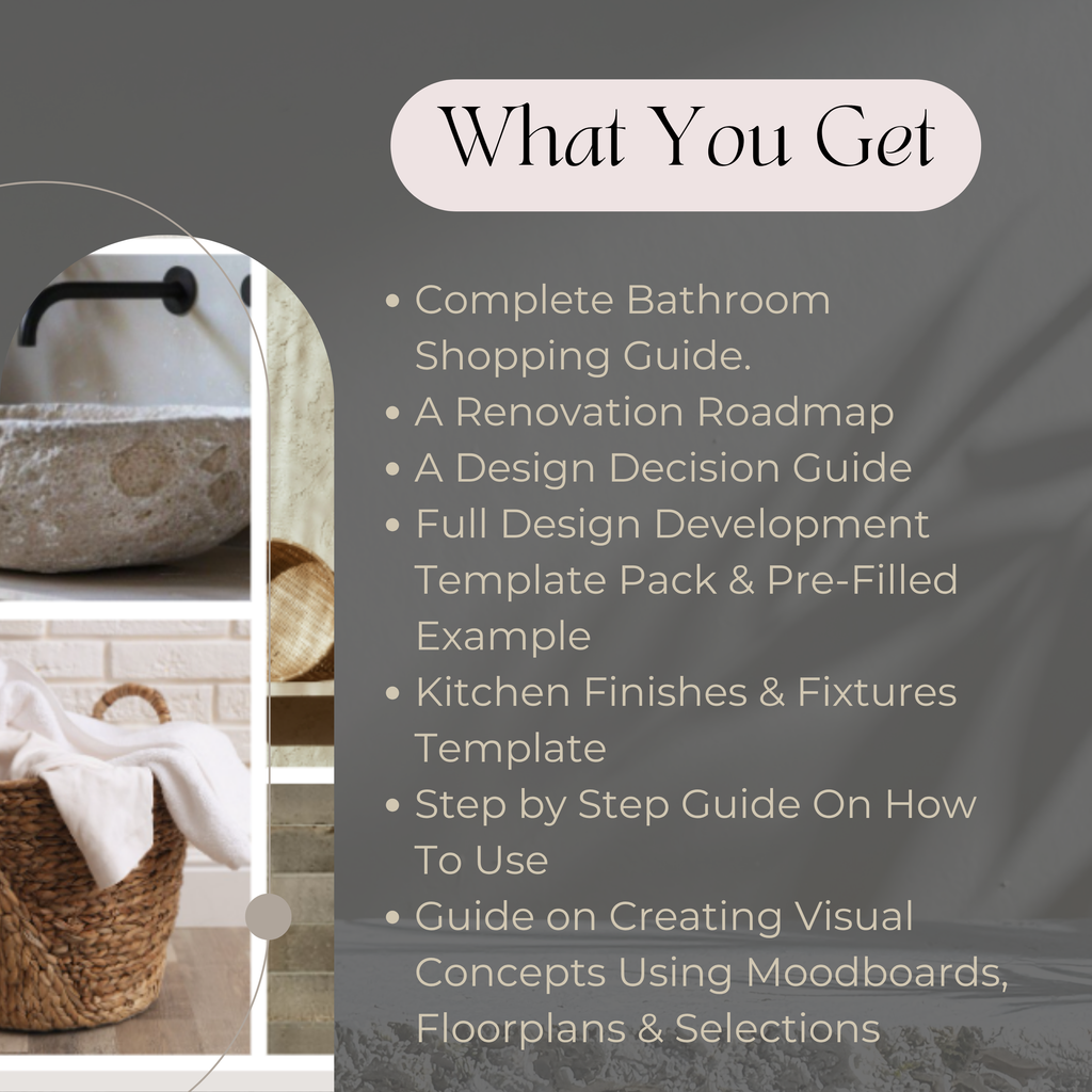 Design Development to Quote & Trade-Ready Pack | Bathroom