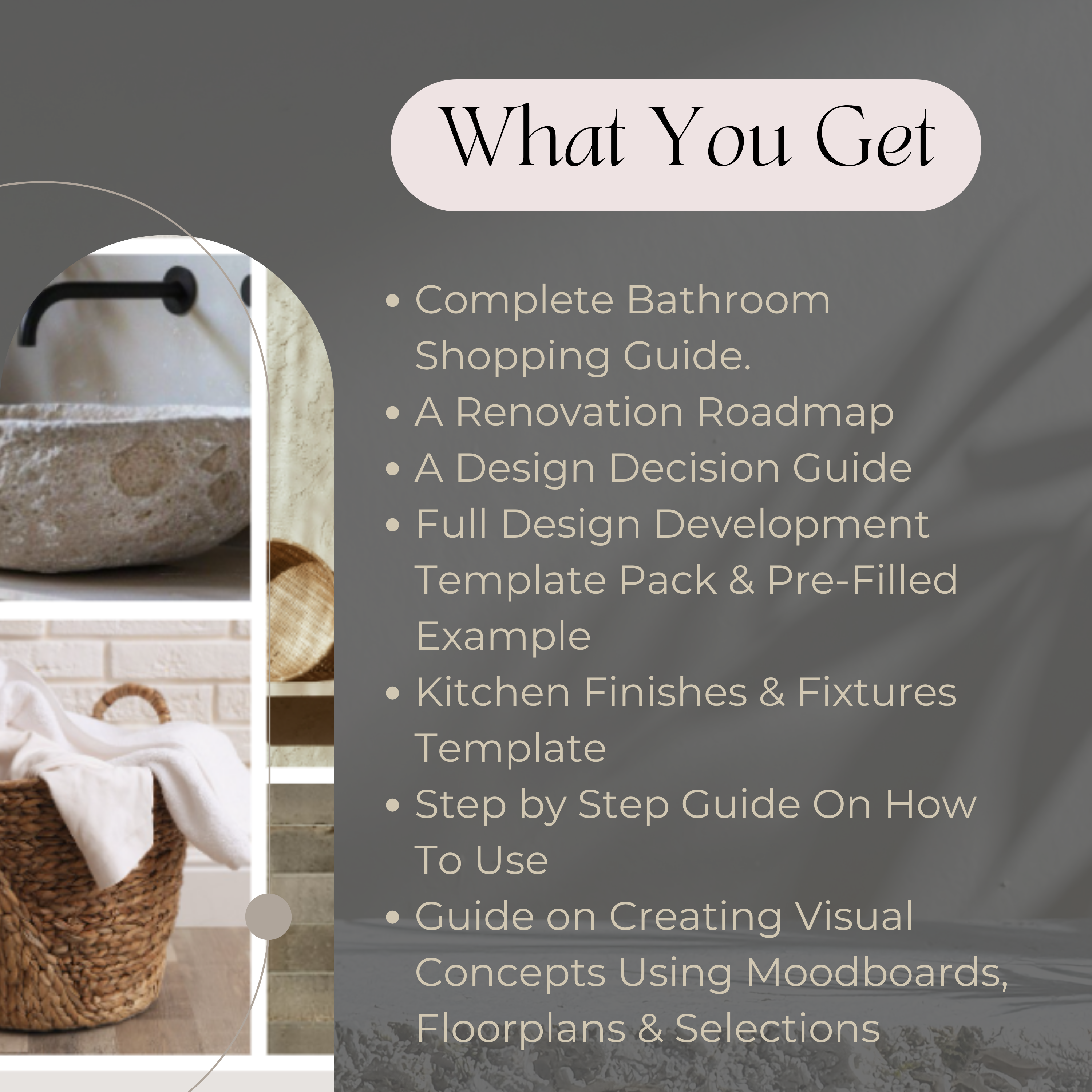 Design Development to Quote & Trade-Ready Pack | Bathroom