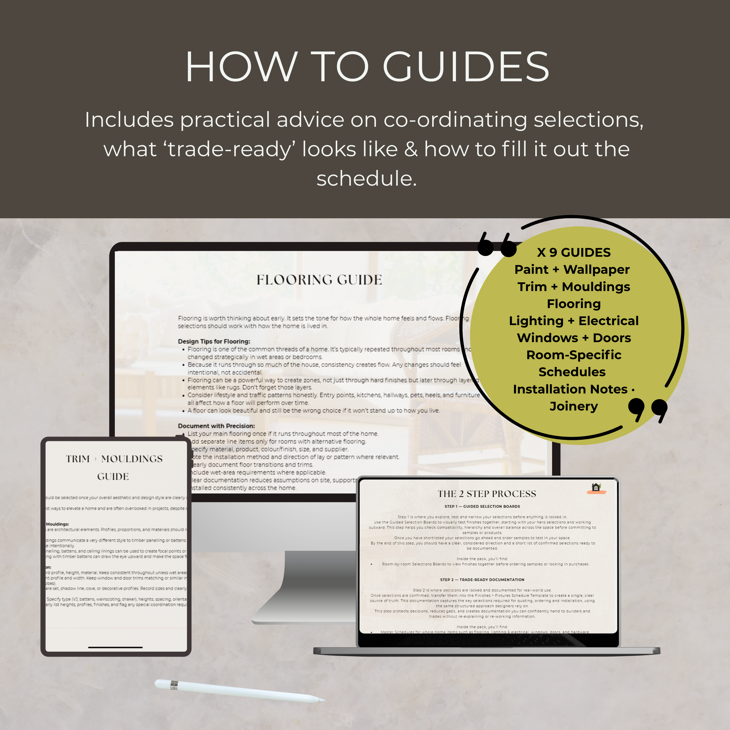 2 Step Select + Document System | Whole Home - Internal