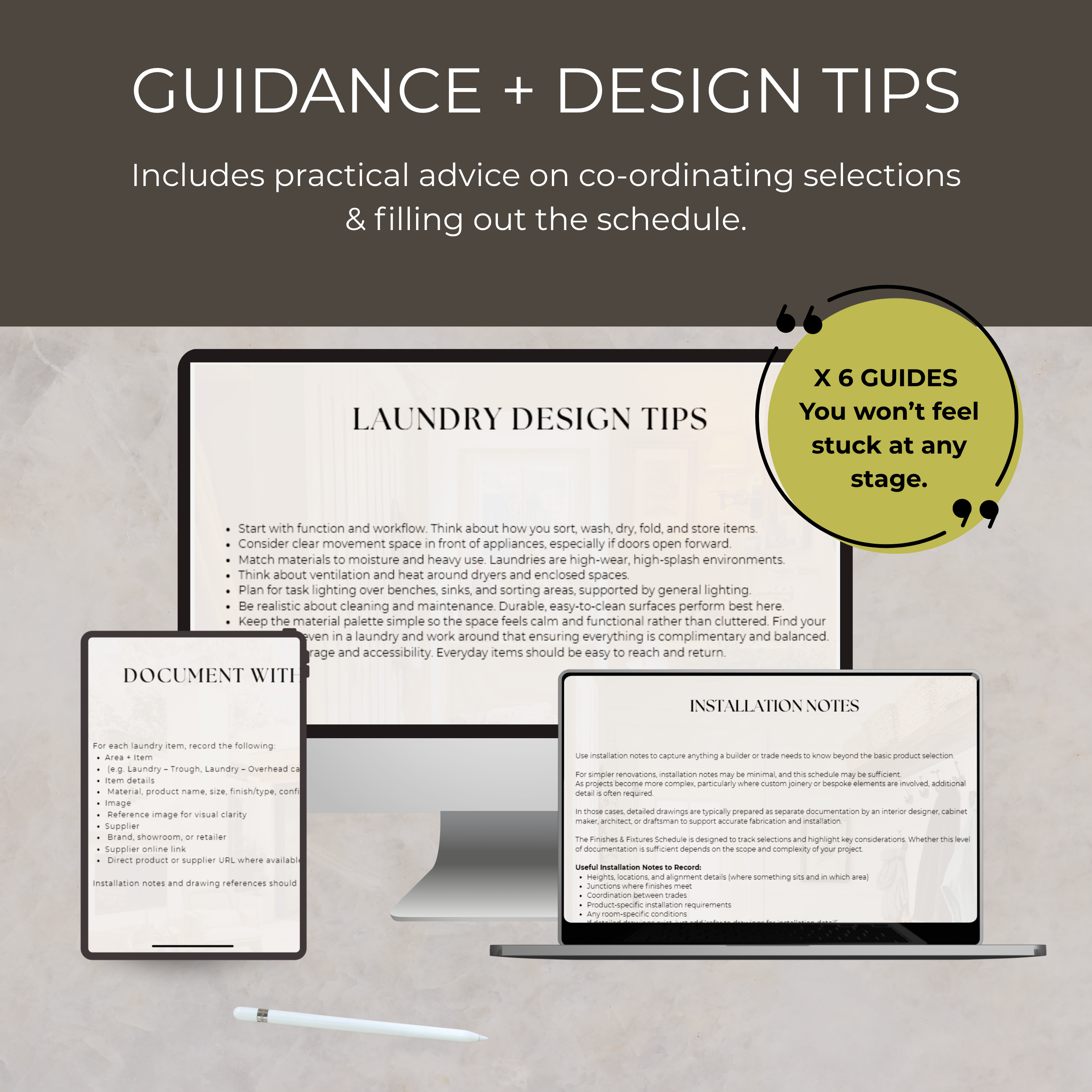 2 Step Select + Document System | Laundry