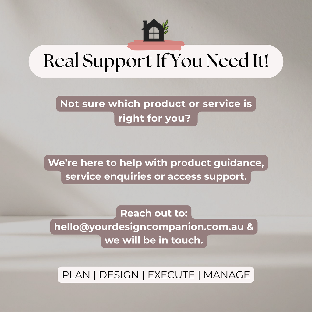 Full Design Development Pack | Whole Home