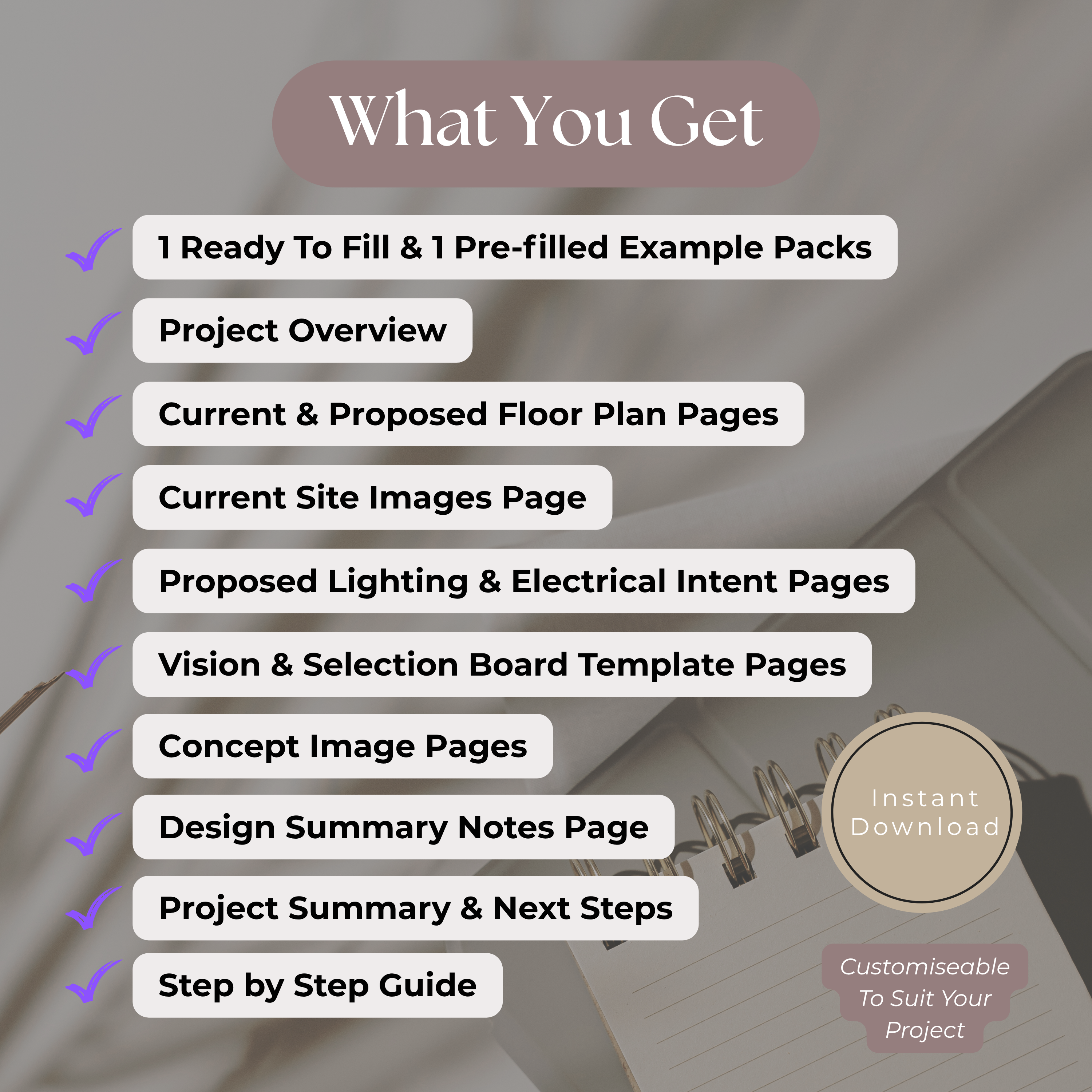 Full Design Development Pack | Single Space