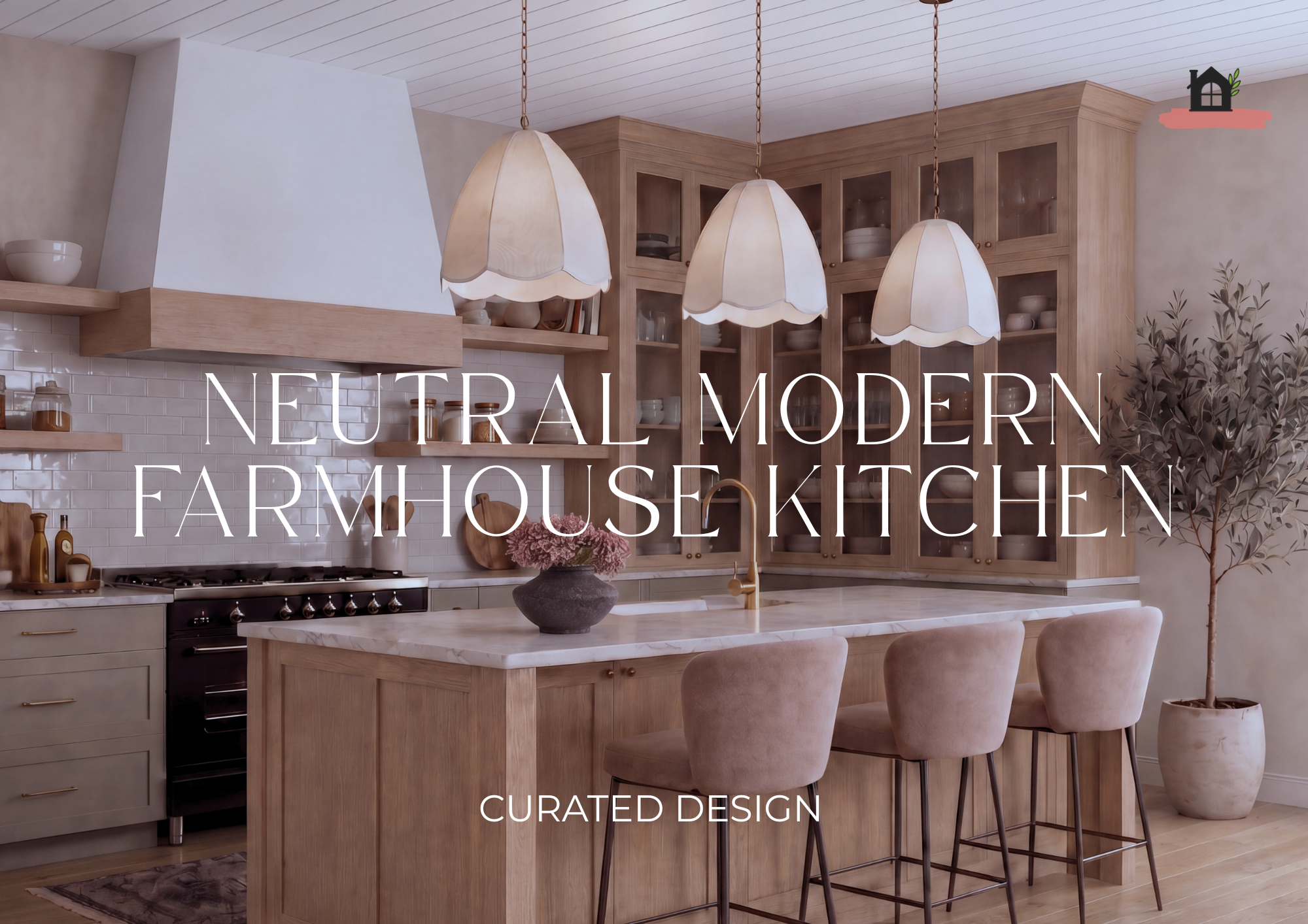 Ready To Shop Design | Neutral Modern Farmhouse Kitchen