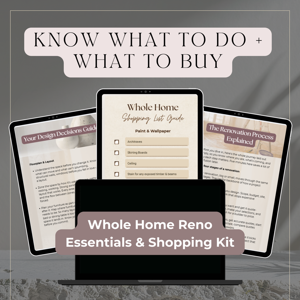 Reno Essentials & Shopping Kit | Whole Home