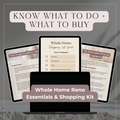 Reno Essentials & Shopping Kit | Whole Home