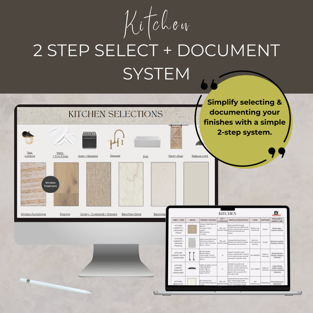 2 Step Select + Document System | Kitchen