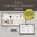 2 Step Select + Document System | Kitchen