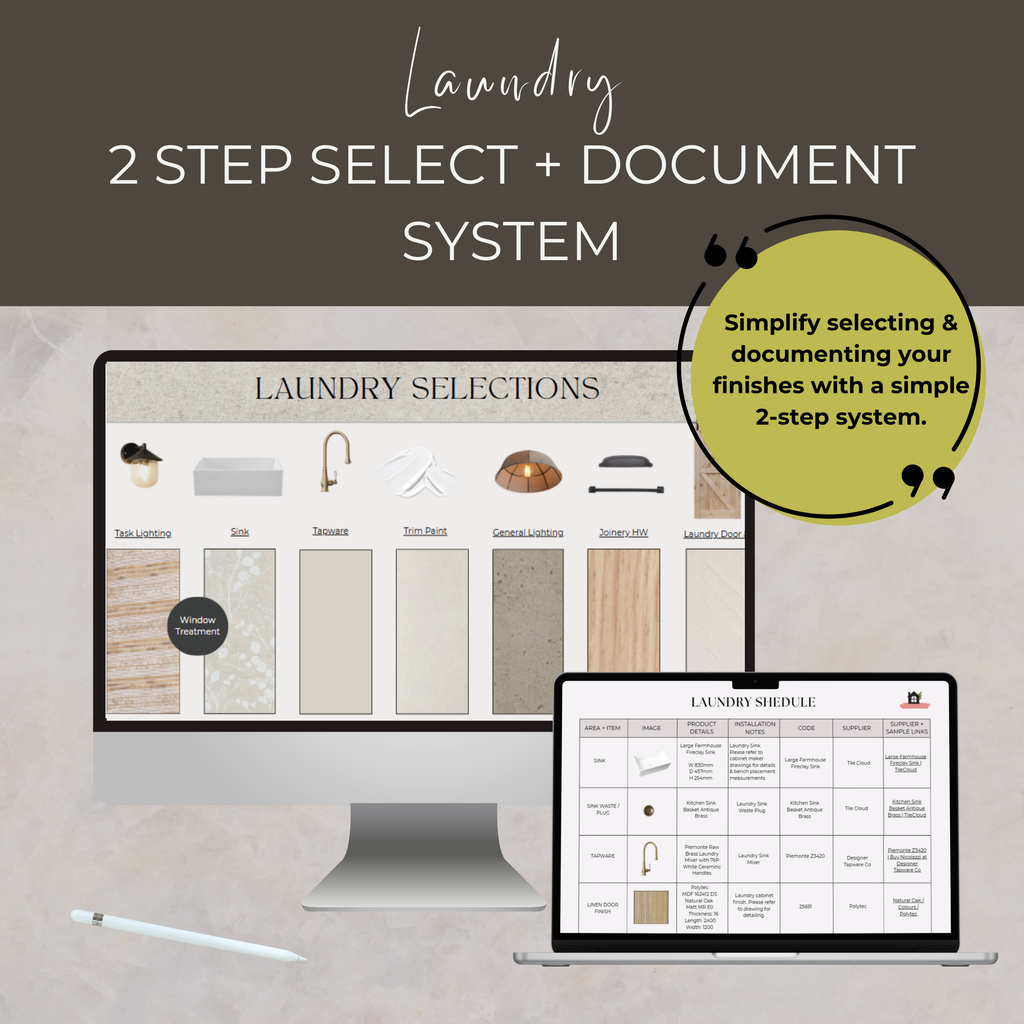2 Step Select + Document System | Laundry