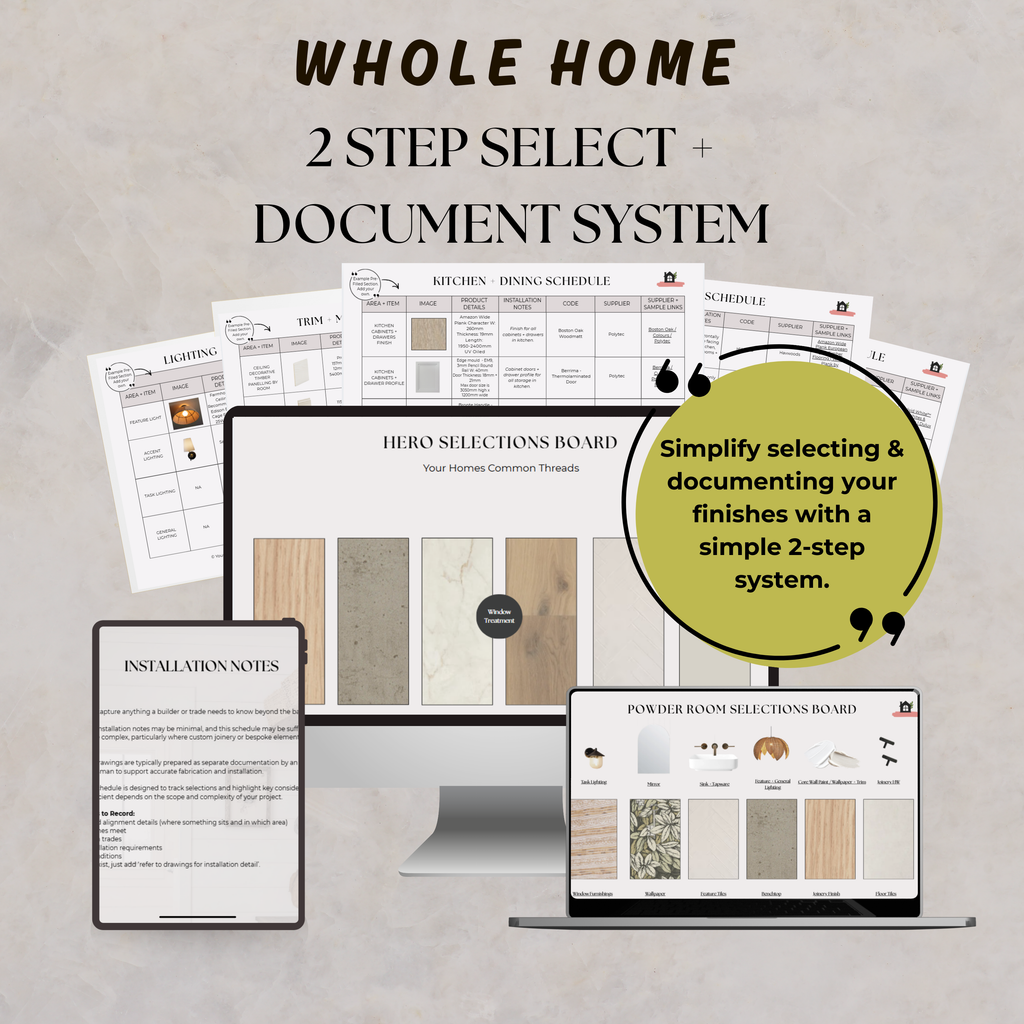 2 Step Select + Document System | Whole Home - Internal