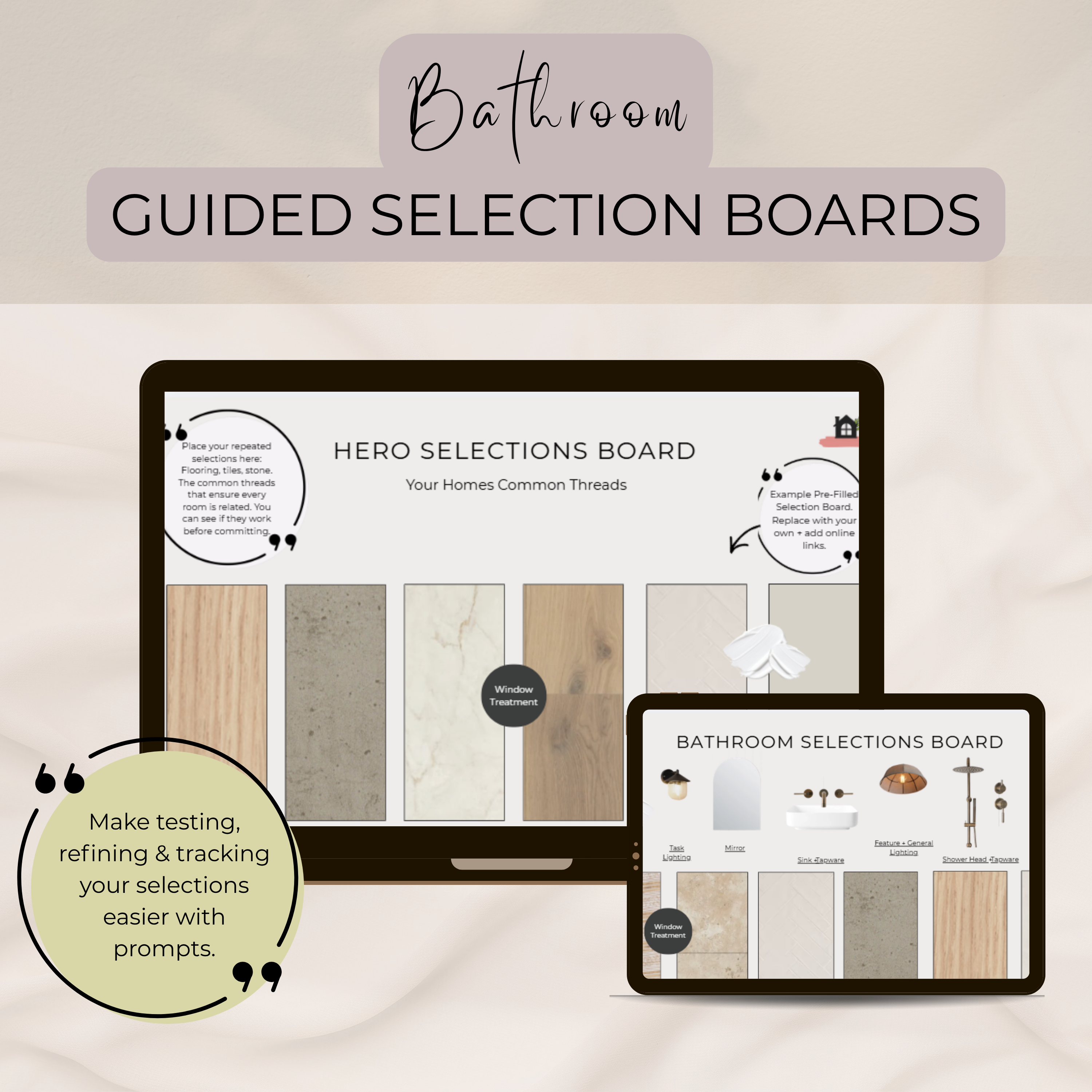 Guided Selection Boards | Bathroom