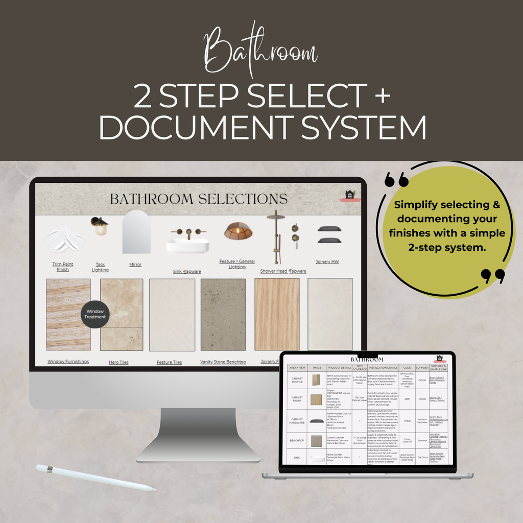2 Step Select + Document System | Bathroom