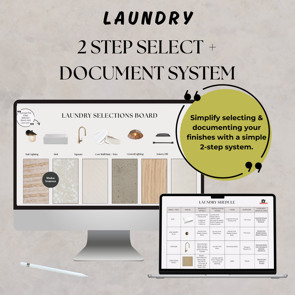 2 Step Select + Document System | Laundry