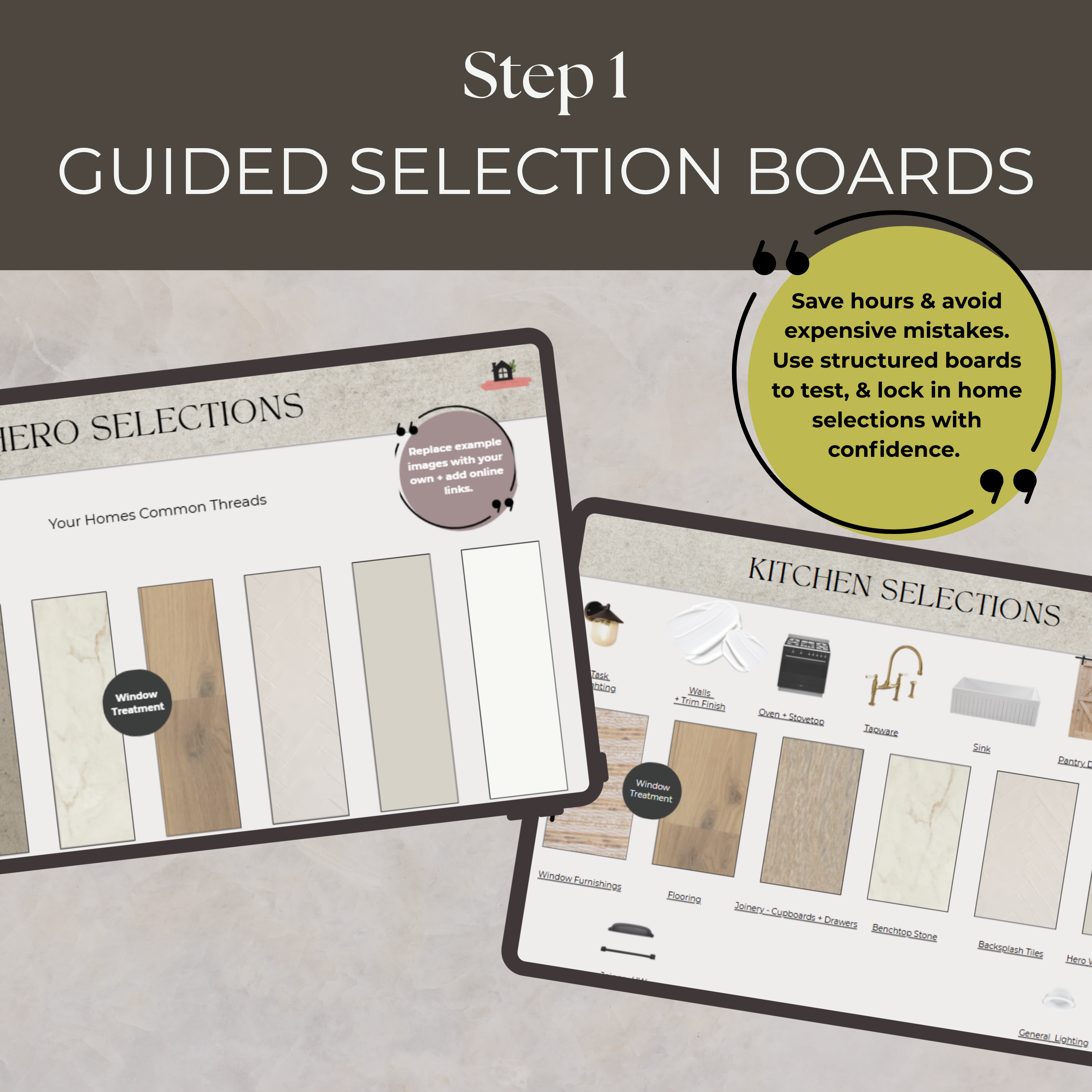 2 Step Select + Document System | Kitchen