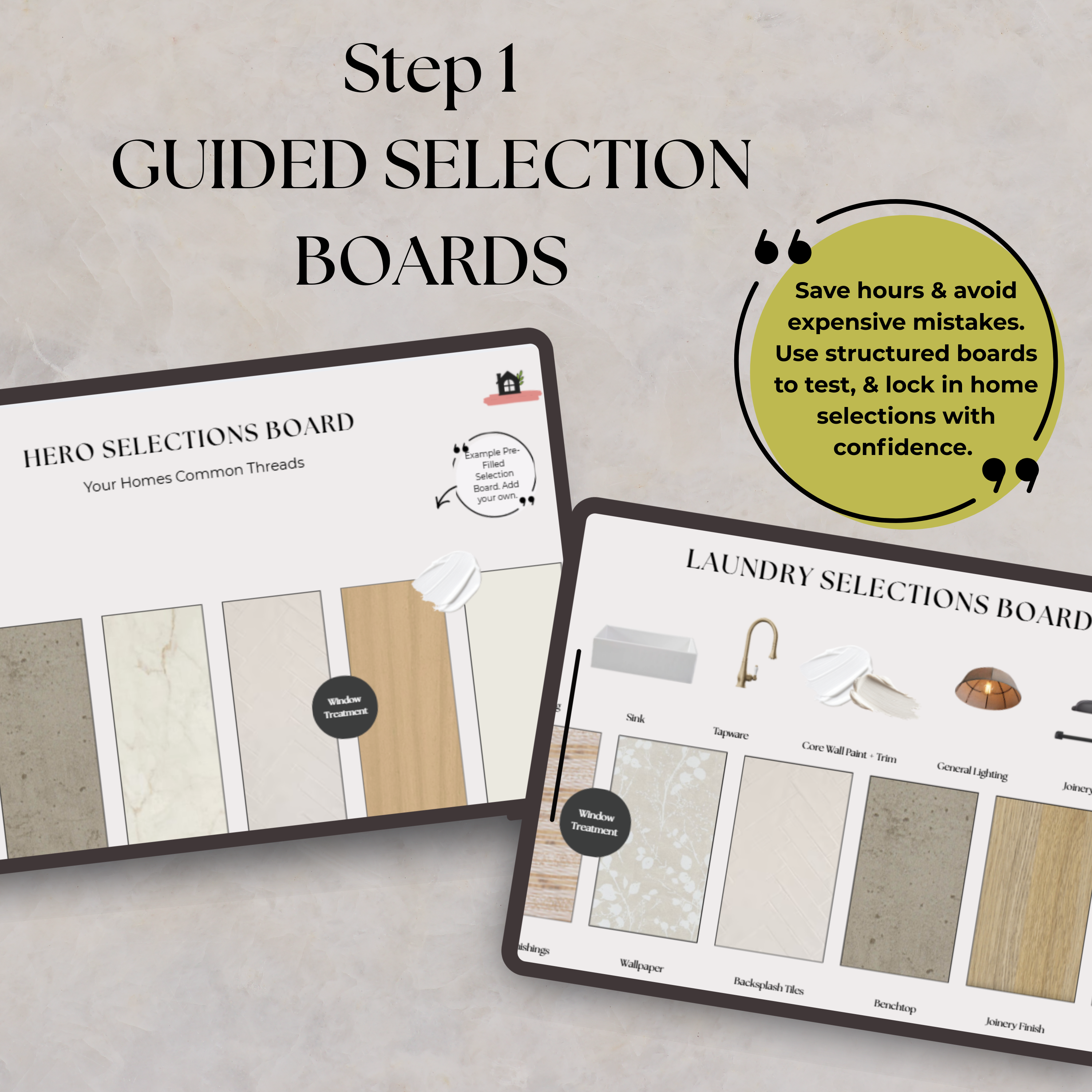 2 Step Select + Document System | Laundry
