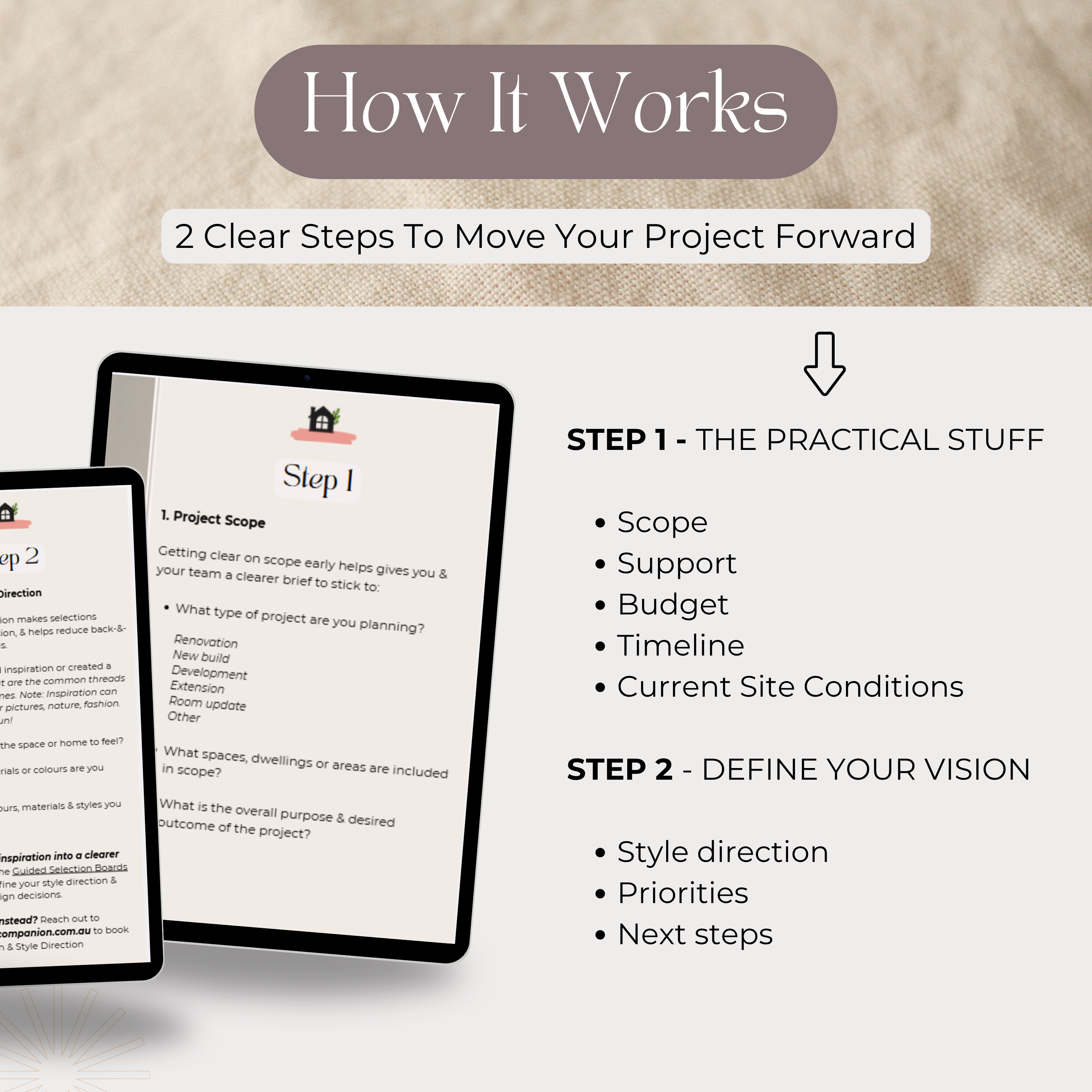 Before You Design Kick-Off Planner