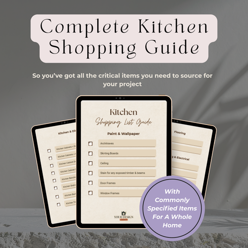 Design Development to Quote & Trade-Ready Pack | Kitchen