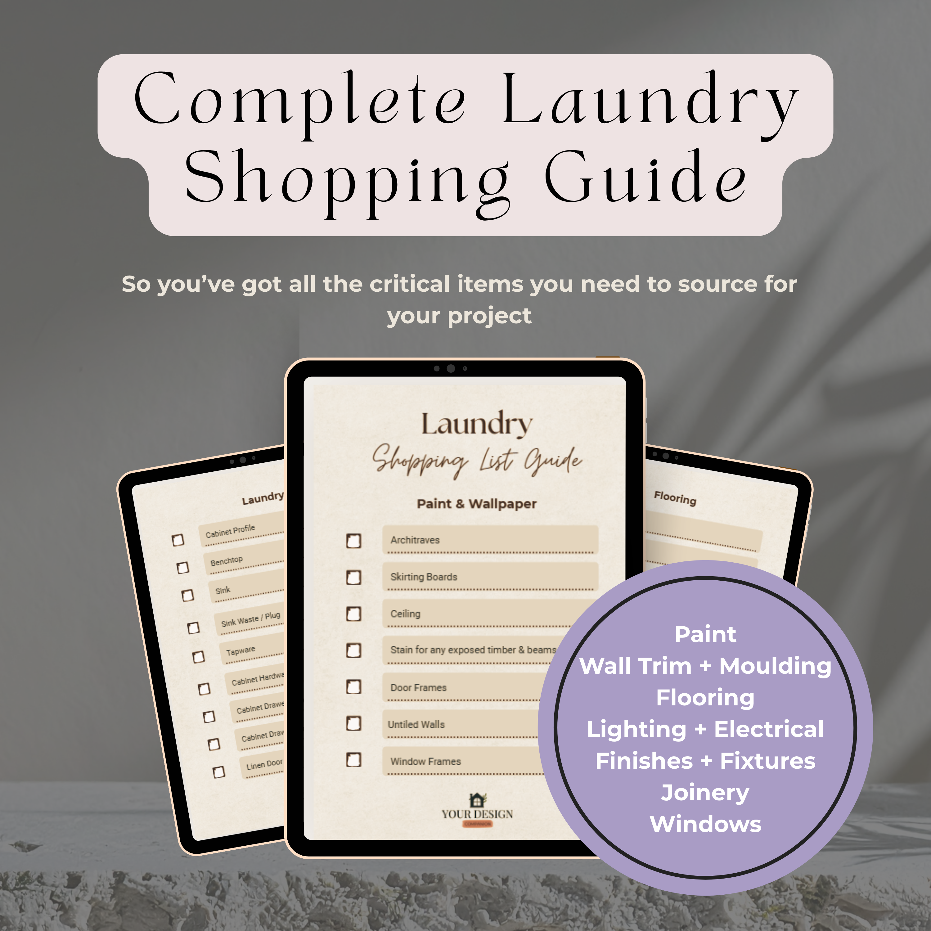 Reno Essentials & Shopping Kit | Laundry