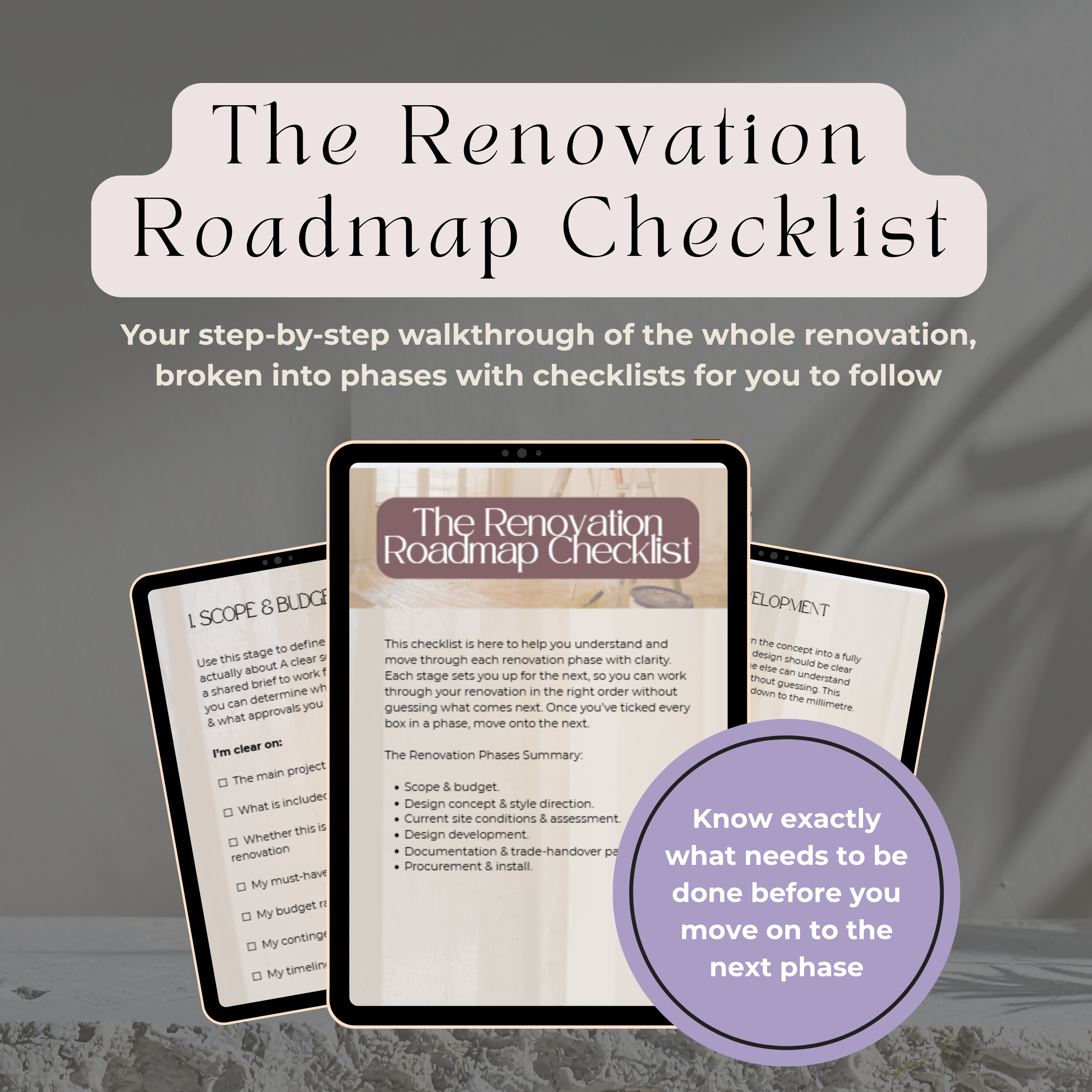 The Renovation Companion System
