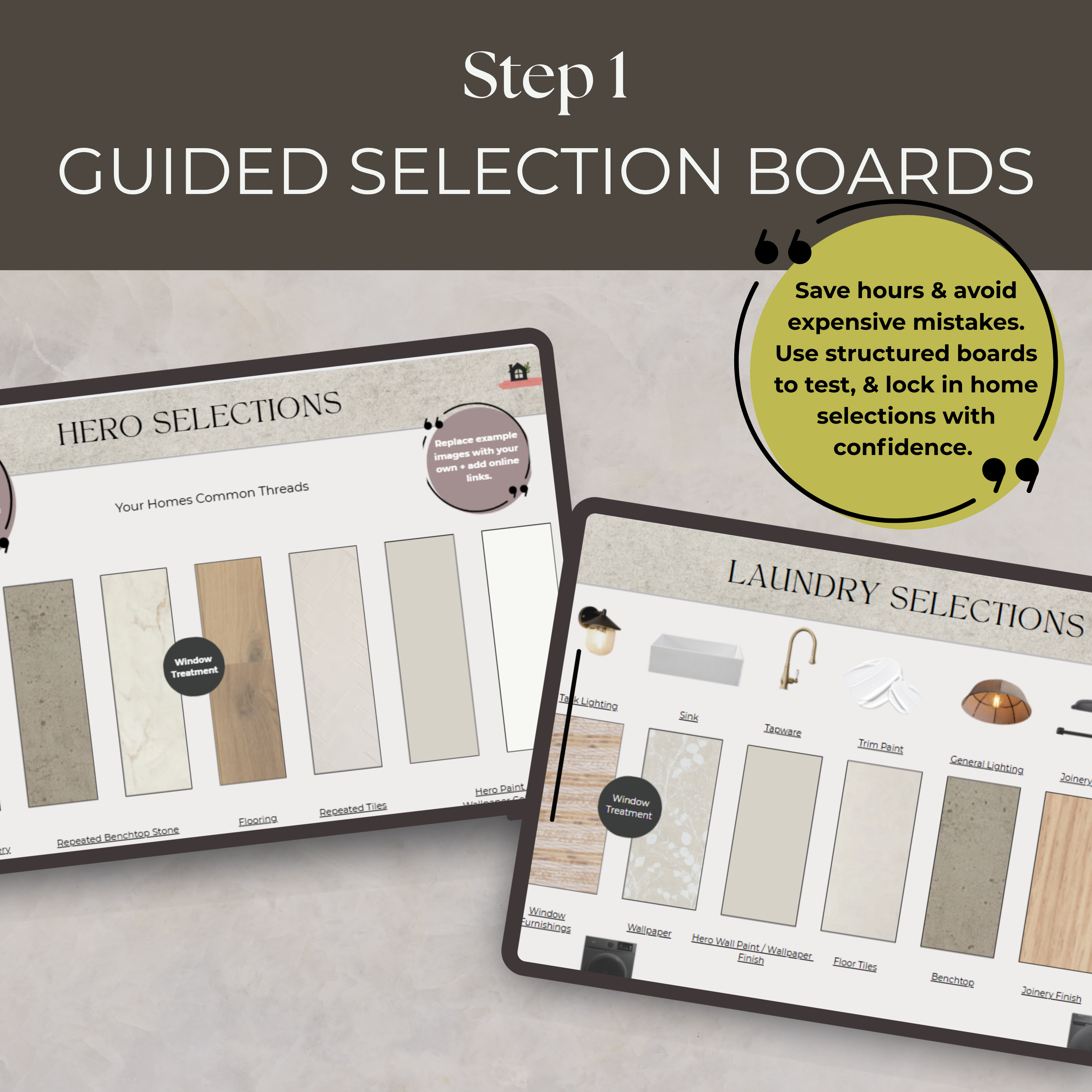 2 Step Select + Document System | Laundry