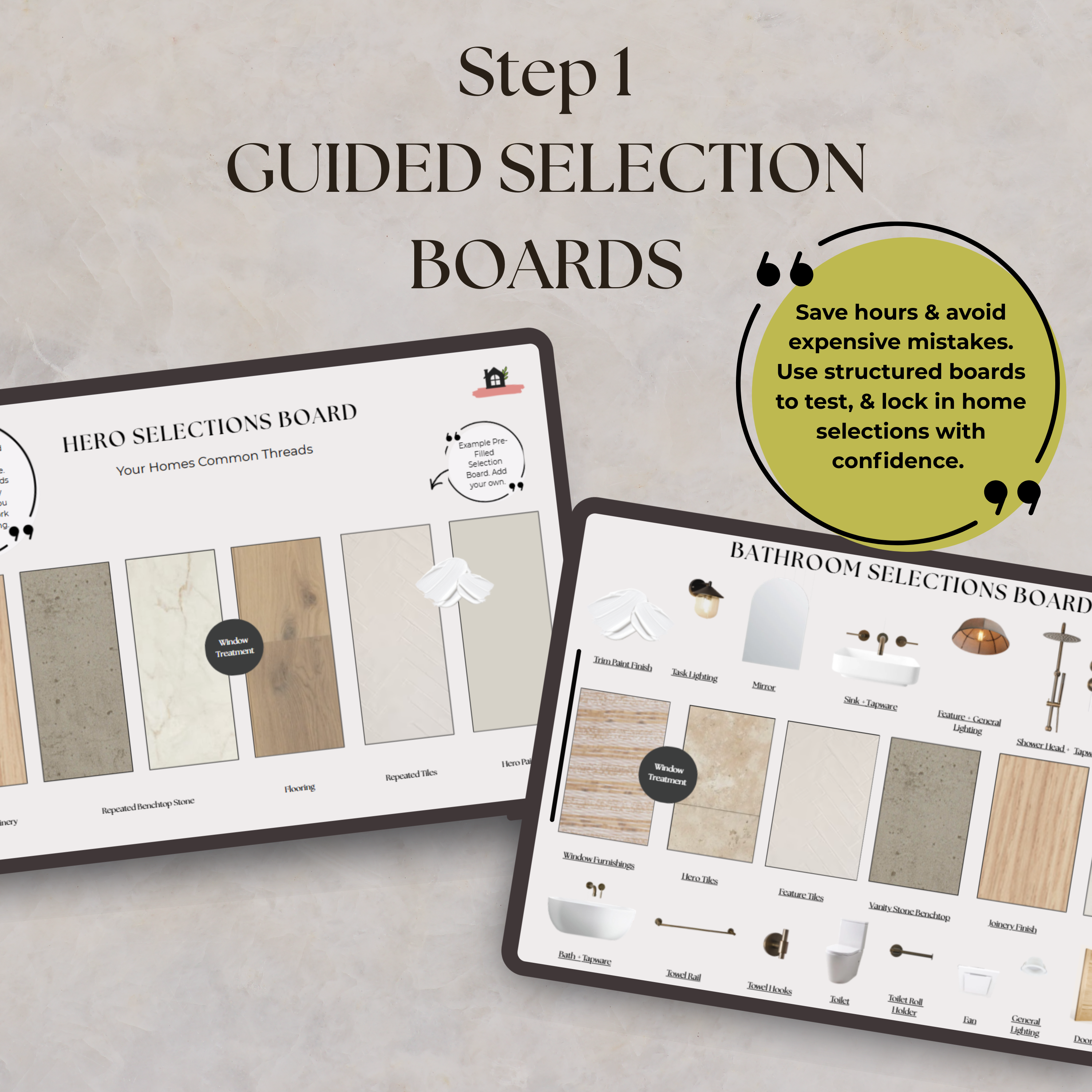 2 Step Select + Document System | Bathroom