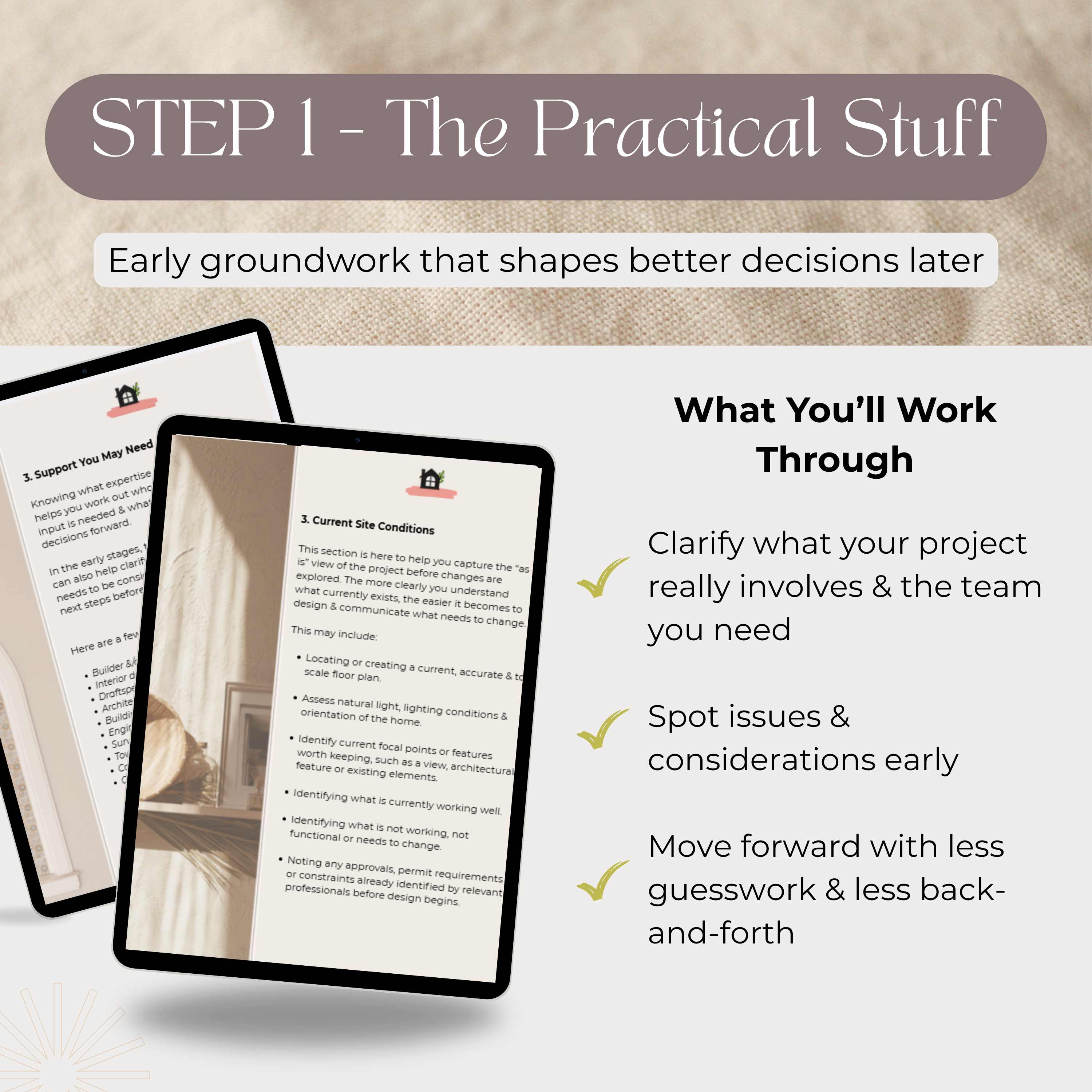 Before You Design Kick-Off Planner