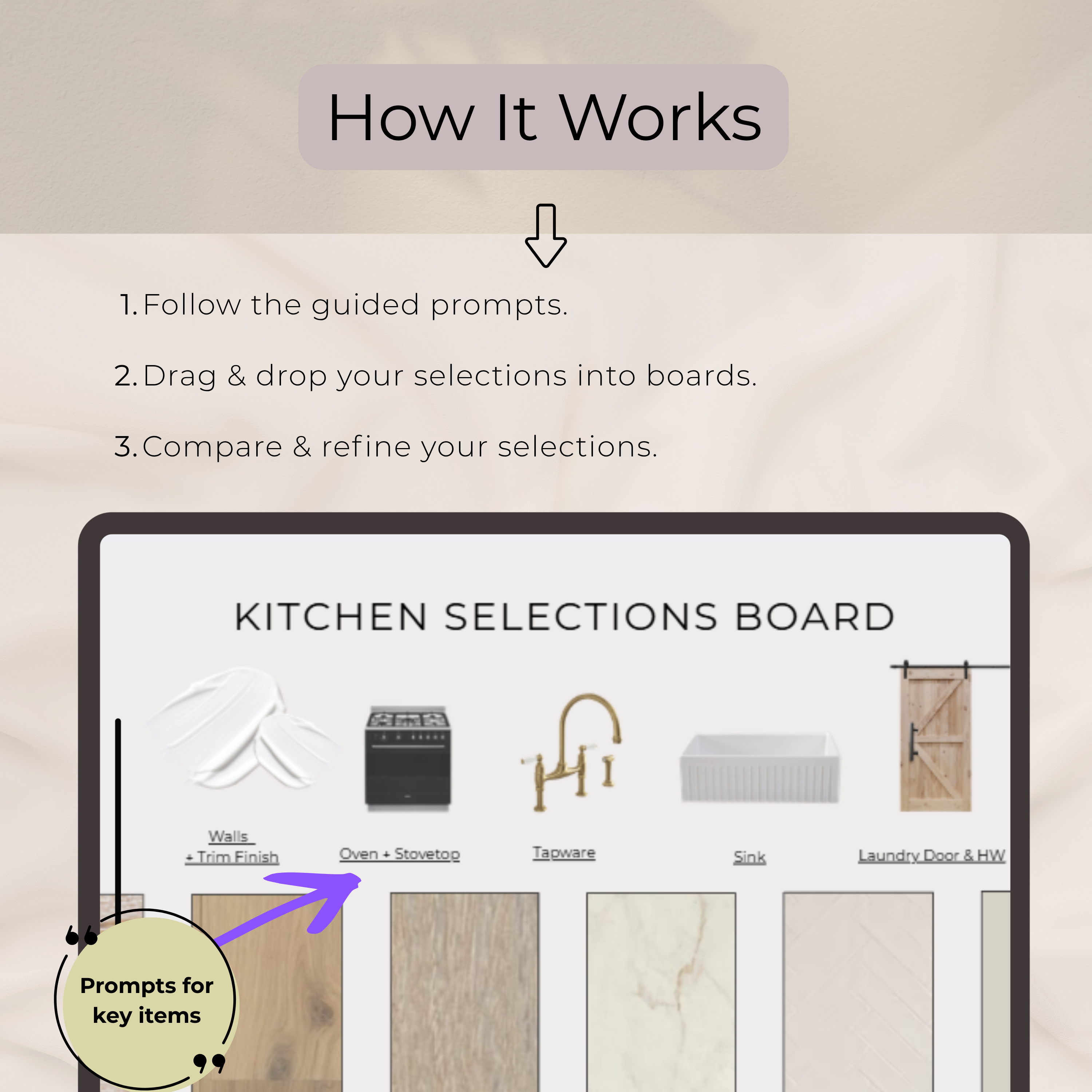 Guided Selection Boards | Kitchen