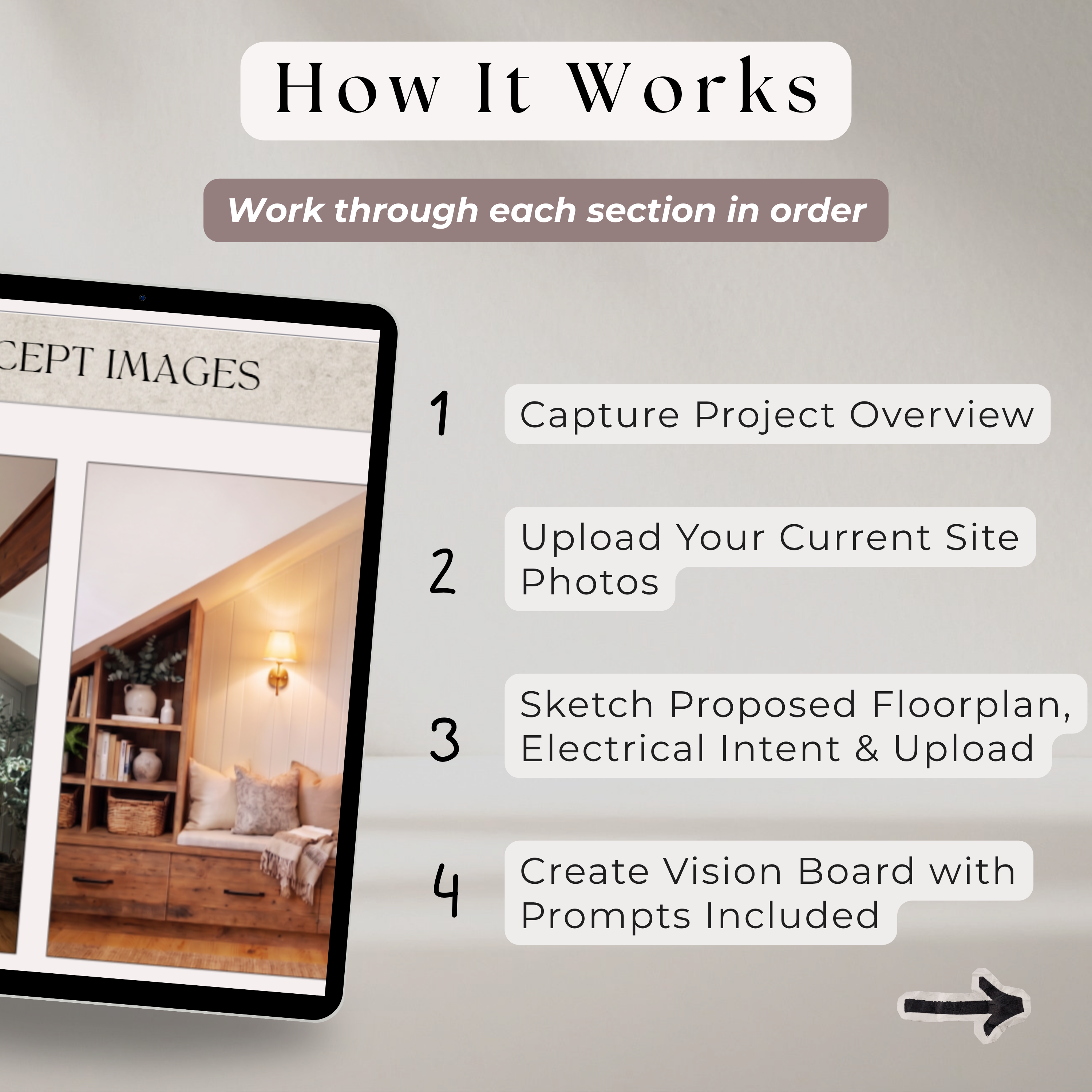 Guided Design Concept & Selections Brief | Single Space
