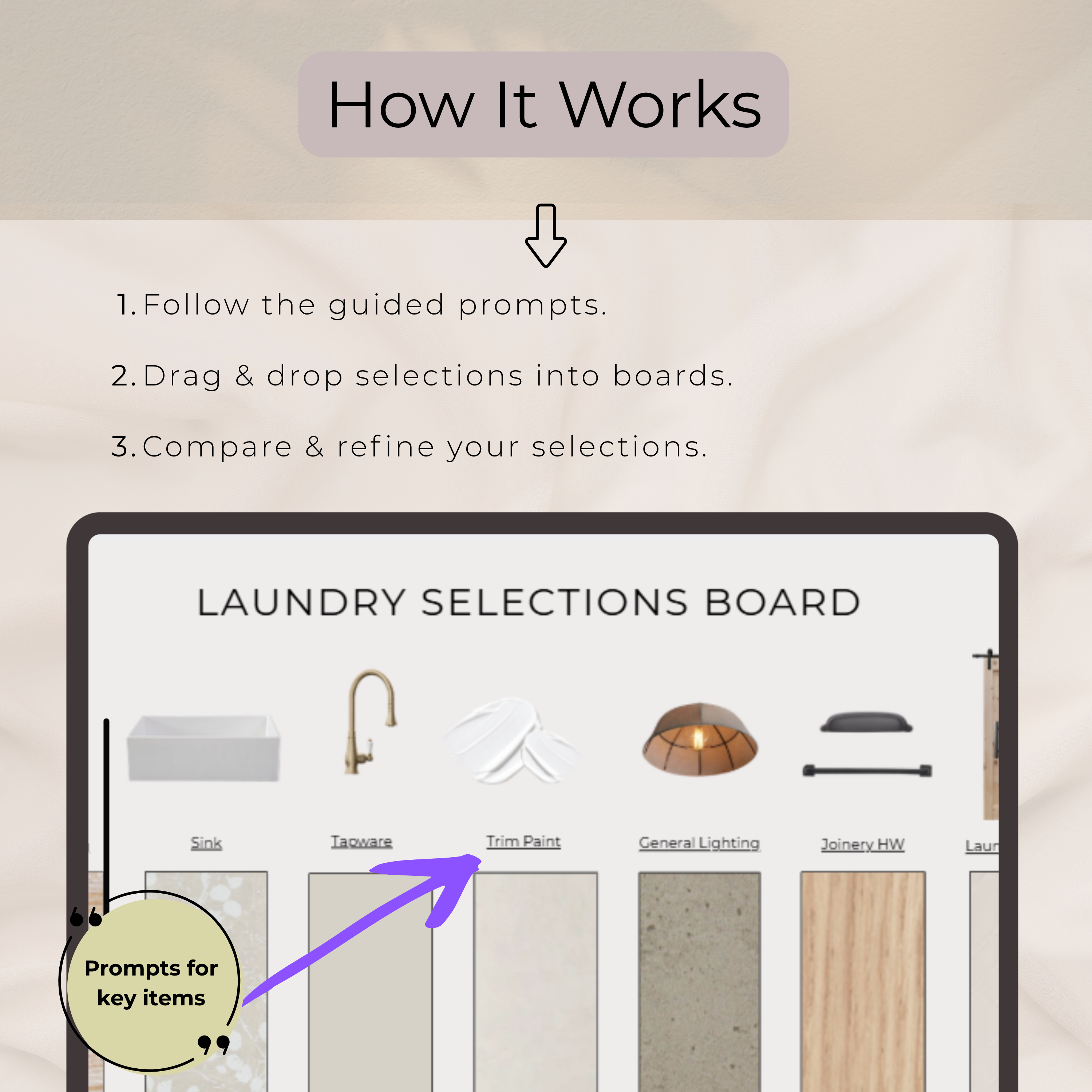 Guided Selection Boards | Laundry