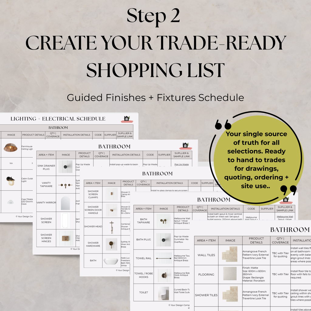 2 Step Select + Document System | Bathroom