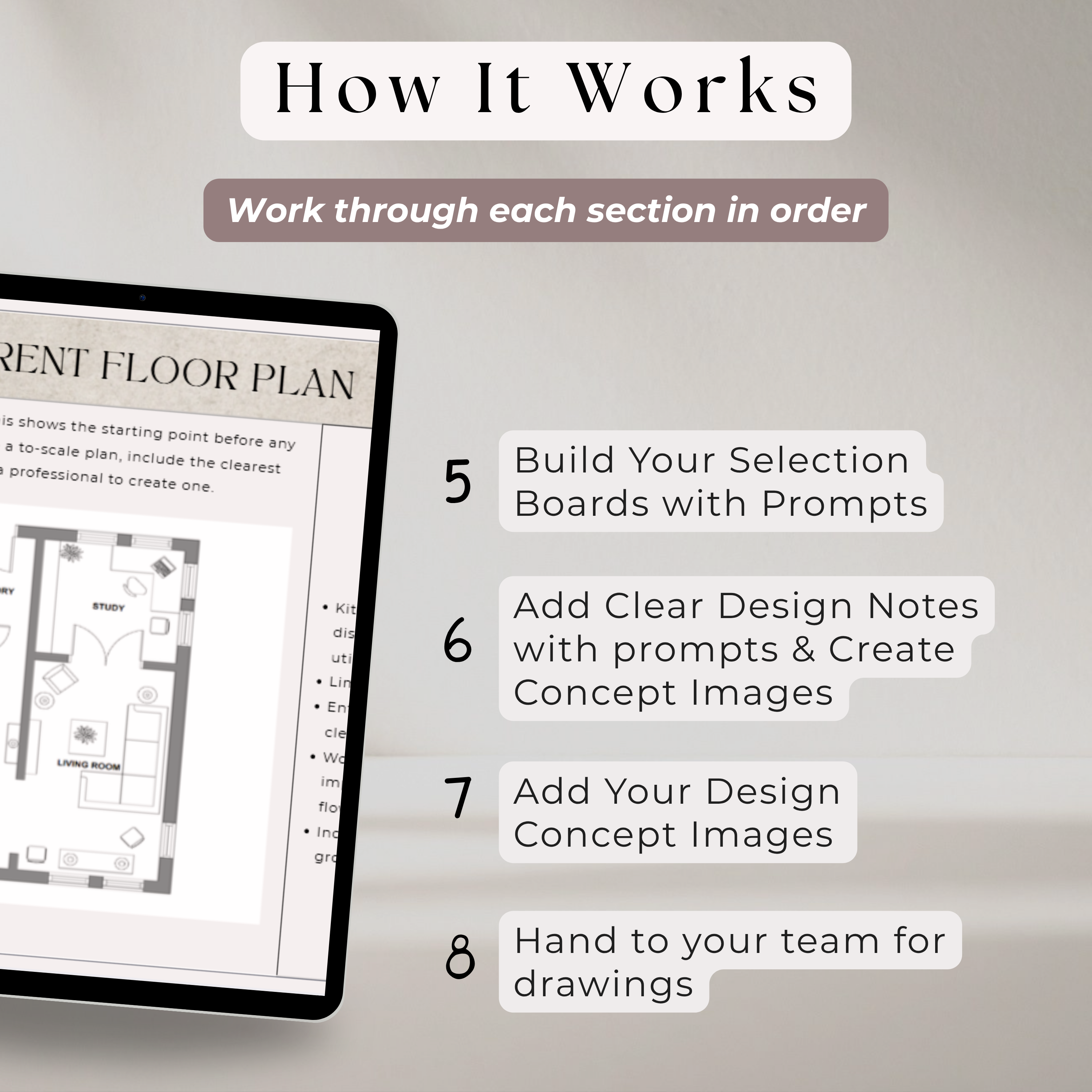 Guided Design Concept & Selections Brief | Bathroom