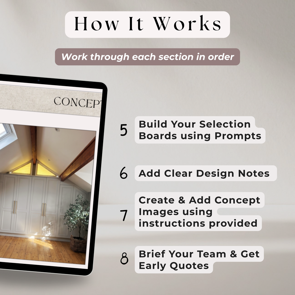Full Design Development Pack | Single Space