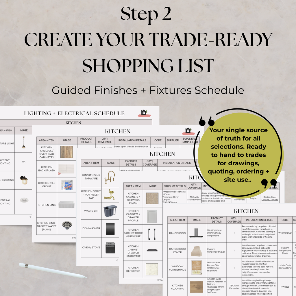 Step Select + Document System | Kitchen