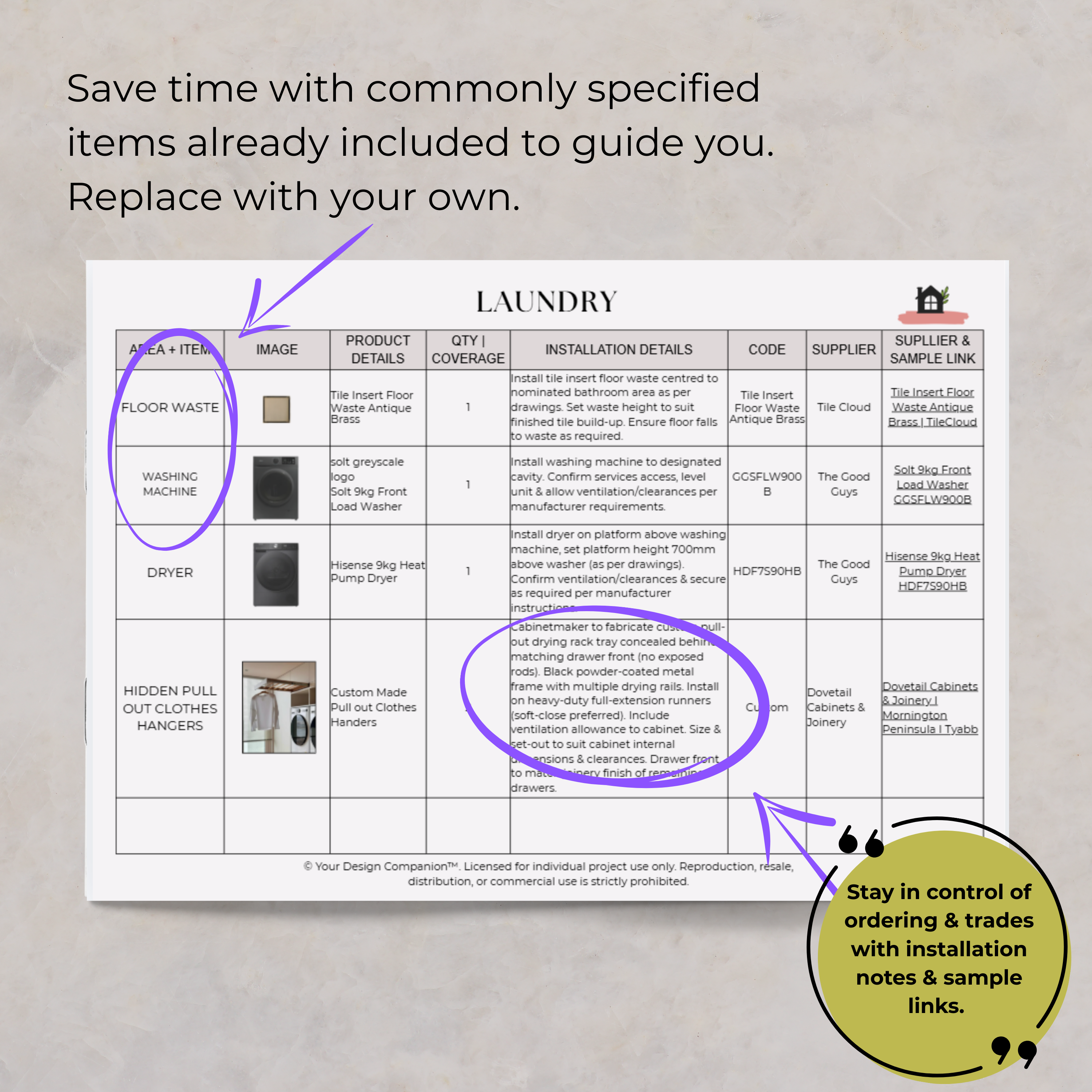 2 Step Select + Document System | Whole Home - Internal