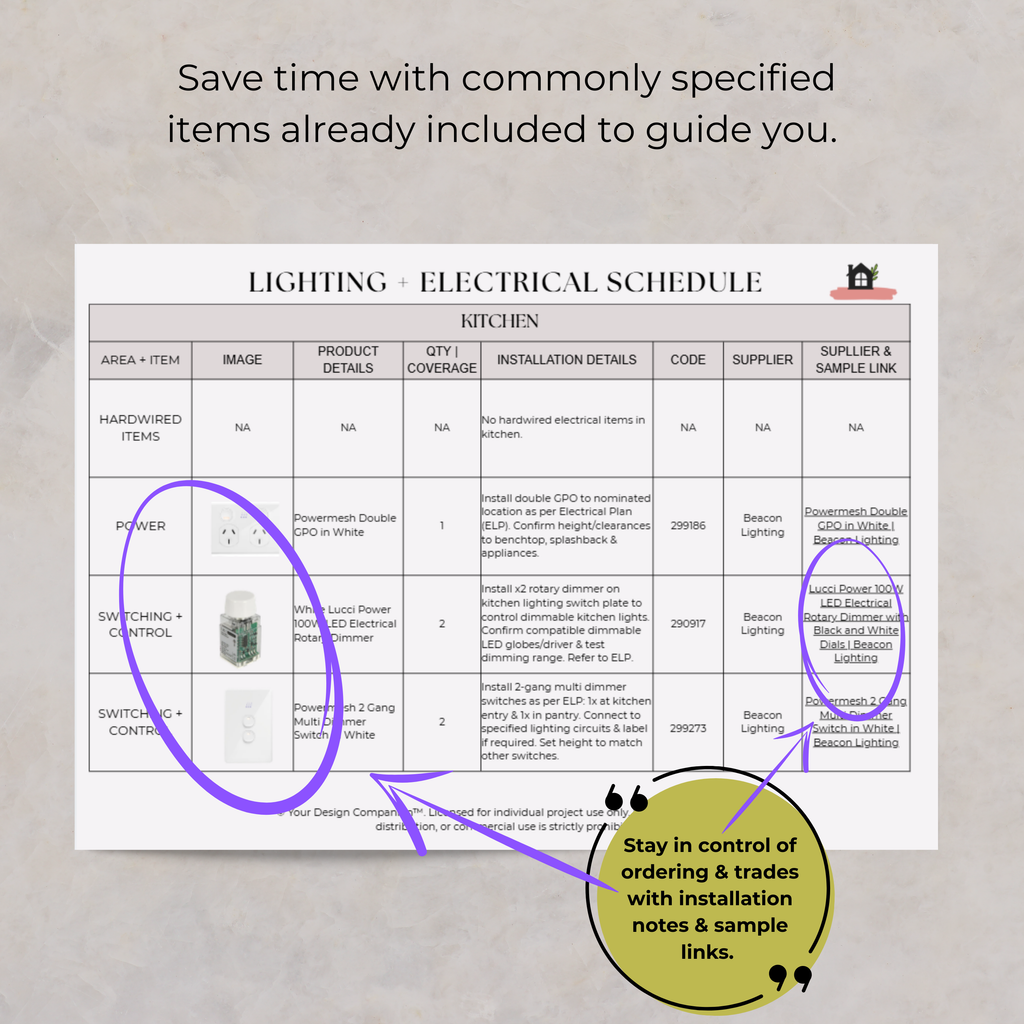 Step Select + Document System | Kitchen