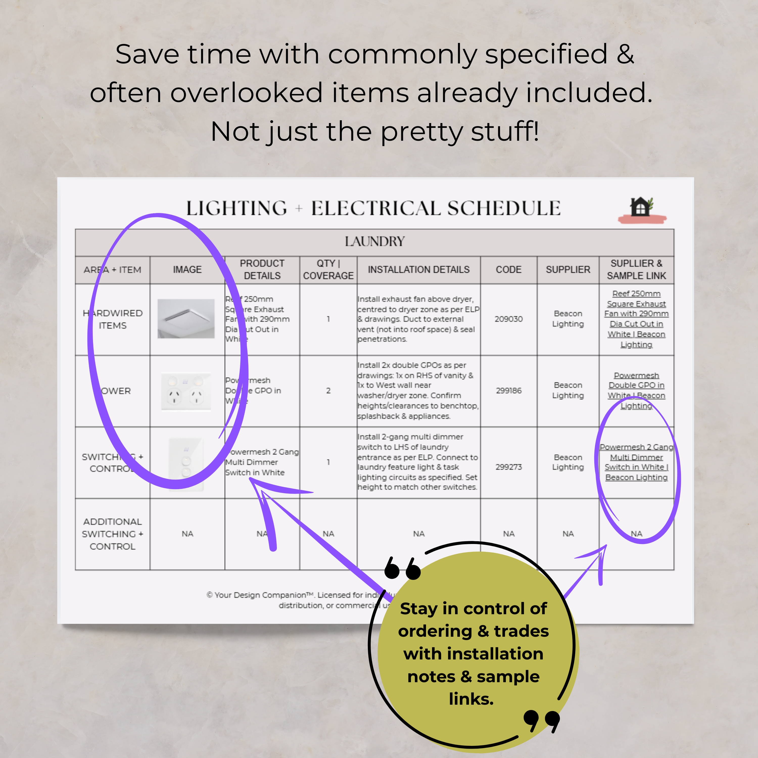 2 Step Select + Document System | Laundry