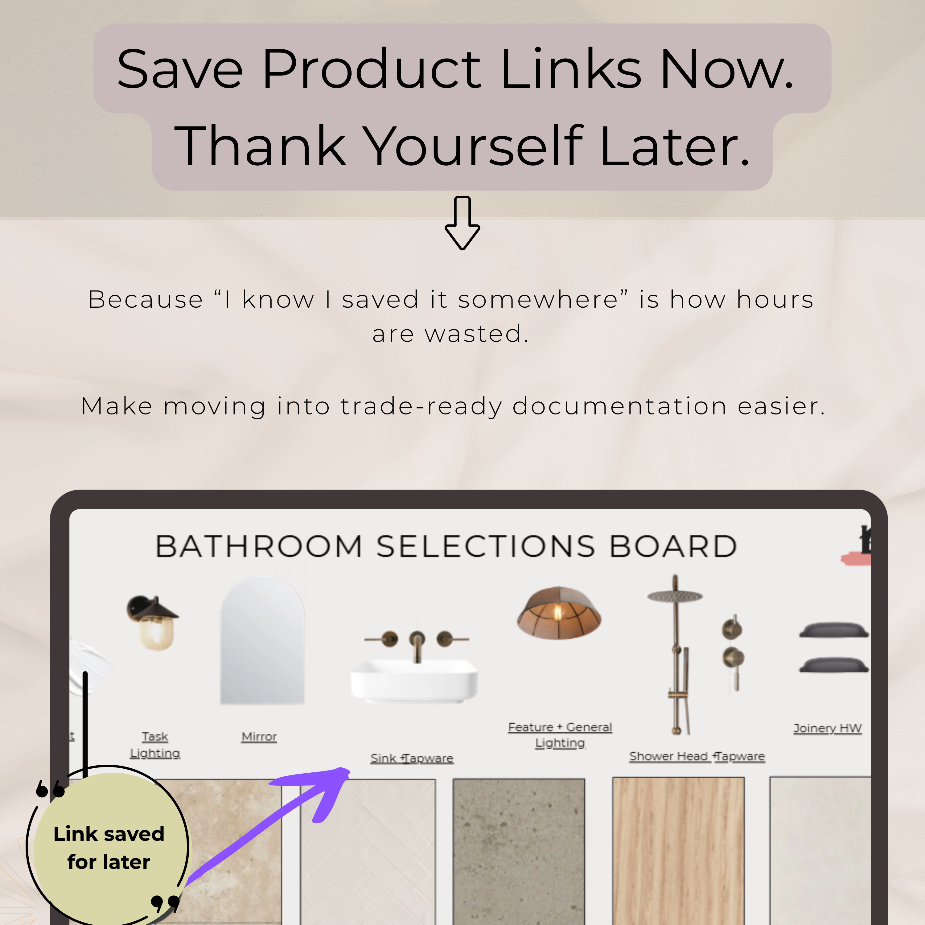 Guided Selection Boards | Bathroom