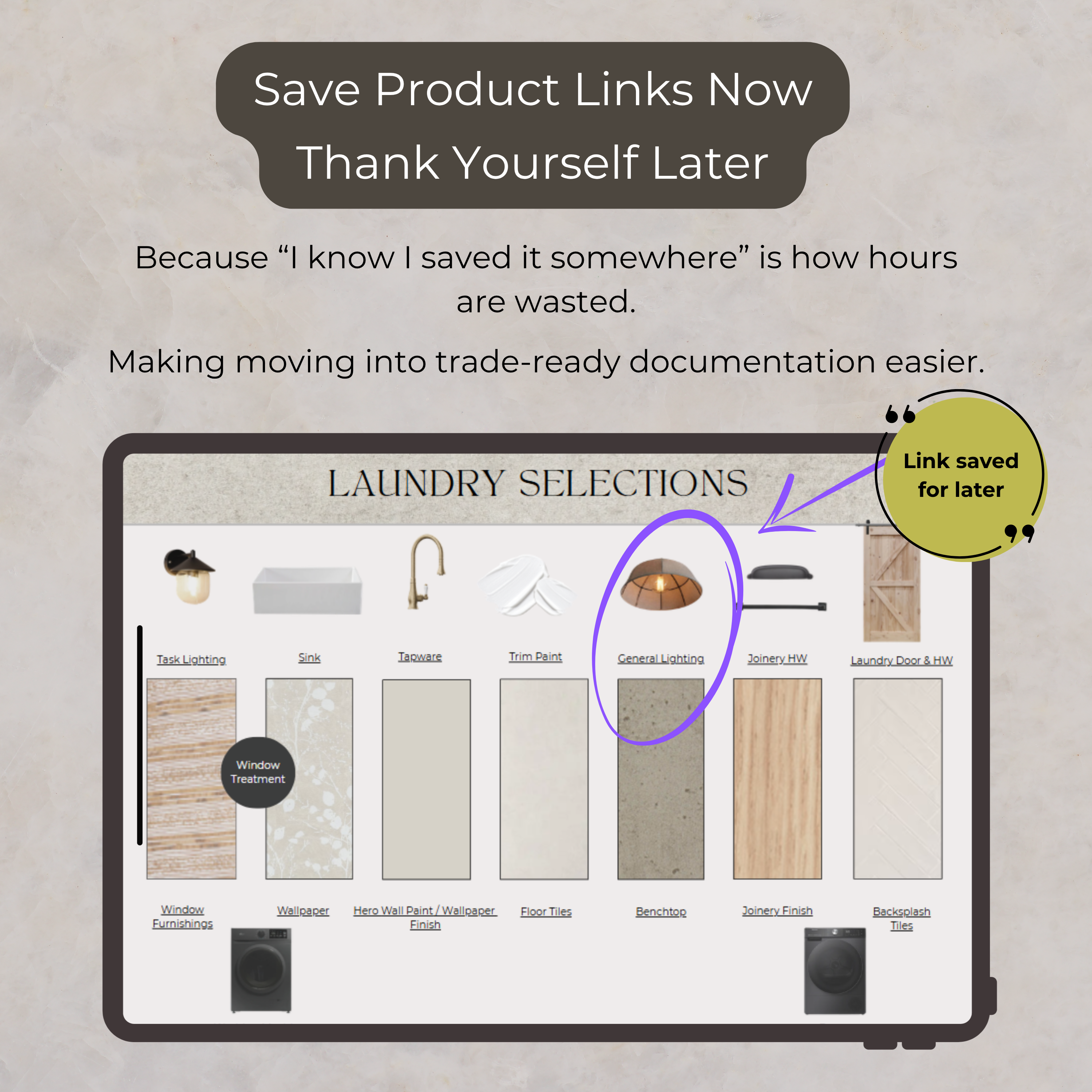 2 Step Select + Document System | Laundry