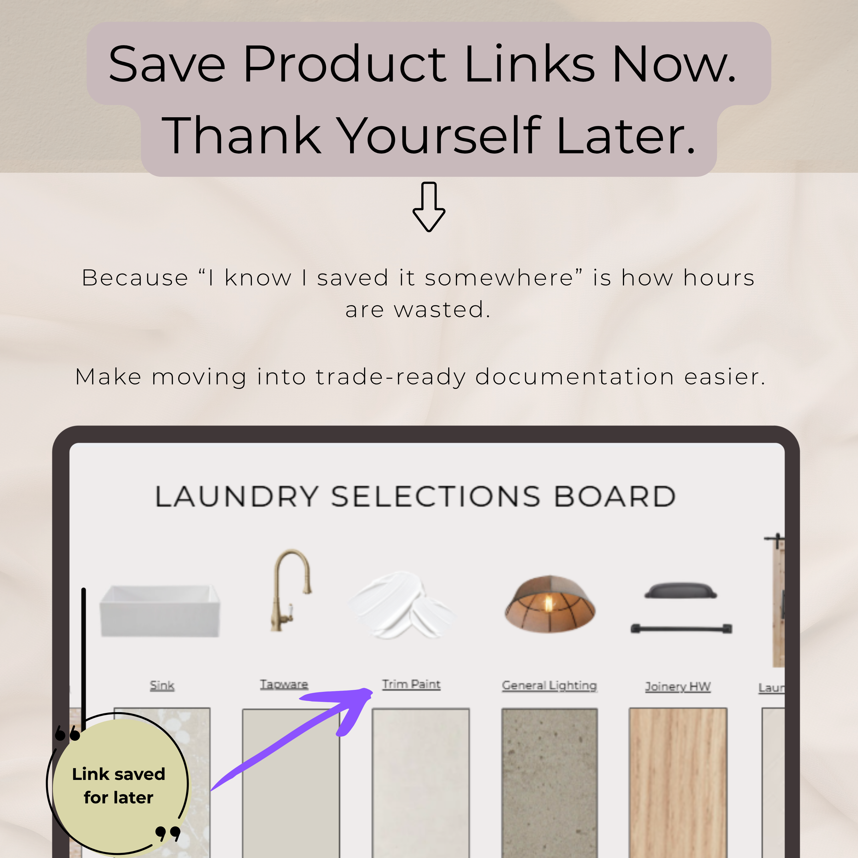 Guided Selection Boards | Laundry