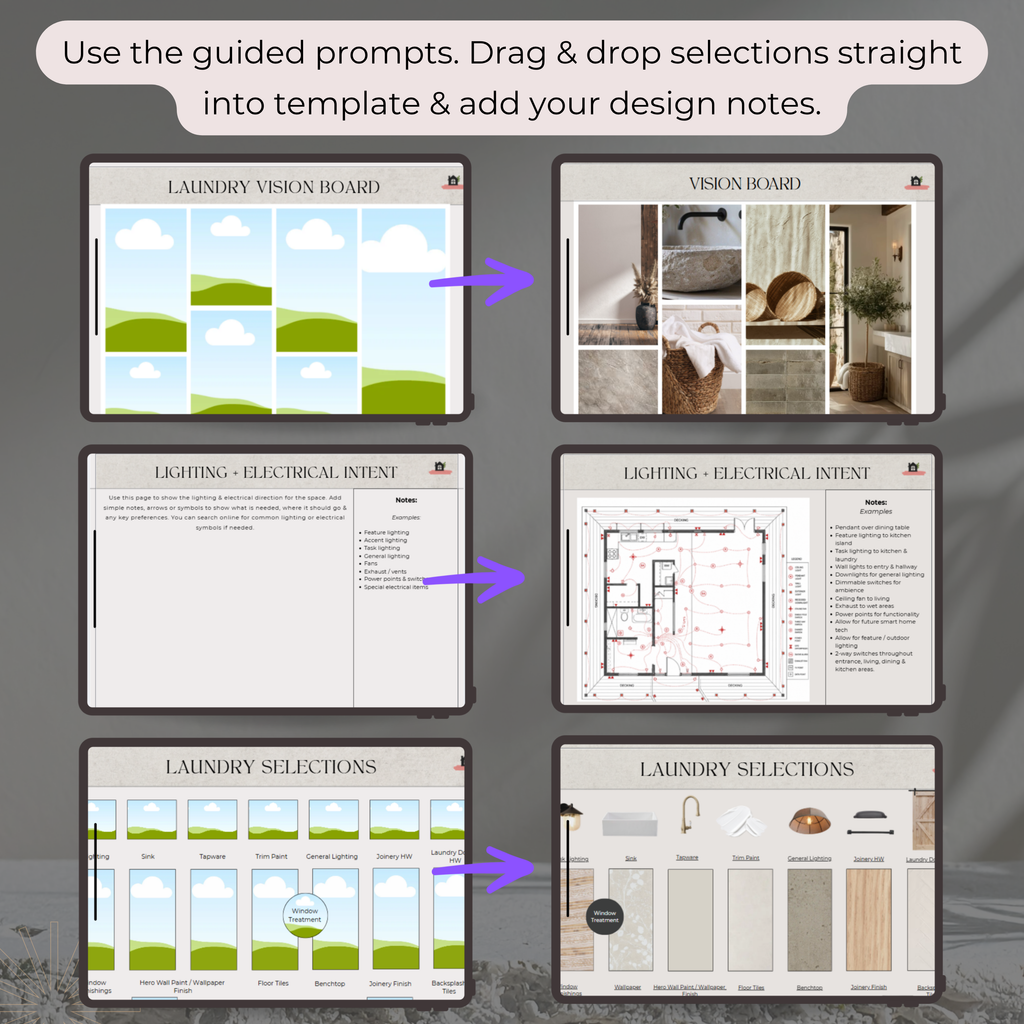 Design Development to Quote & Trade-Ready Pack | Laundry