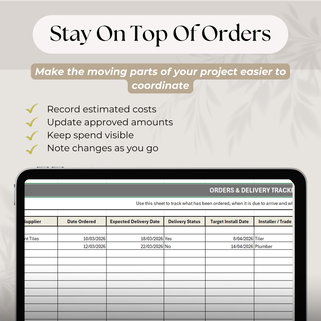 Budget & Orders Management System