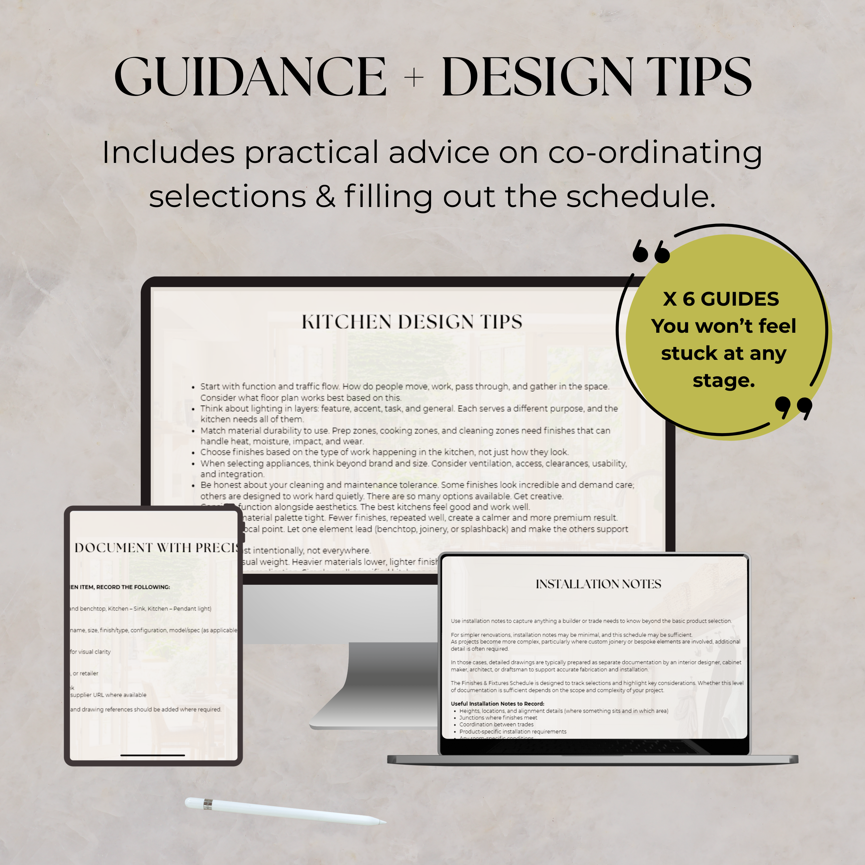 Step Select + Document System | Kitchen