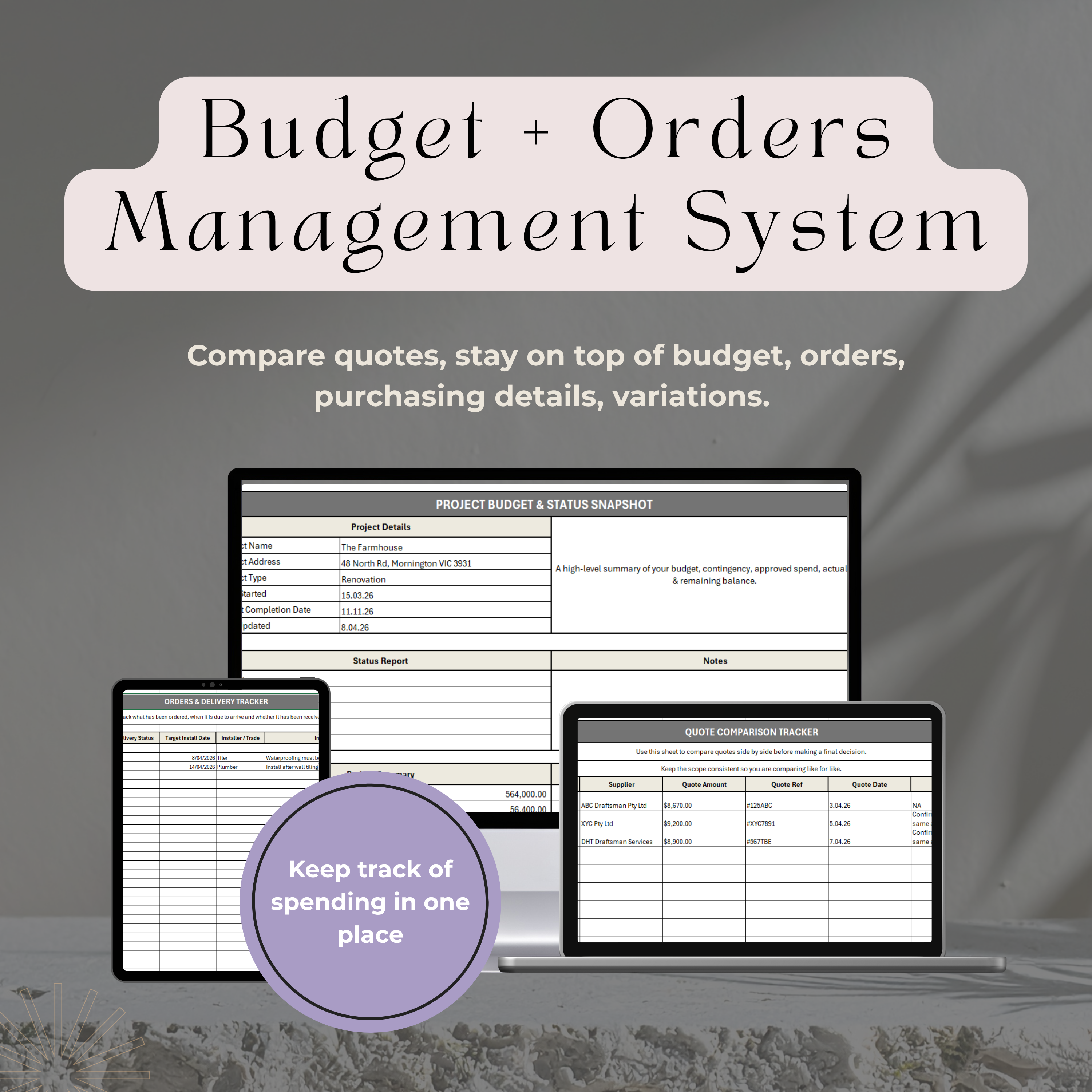 The Renovation Companion System
