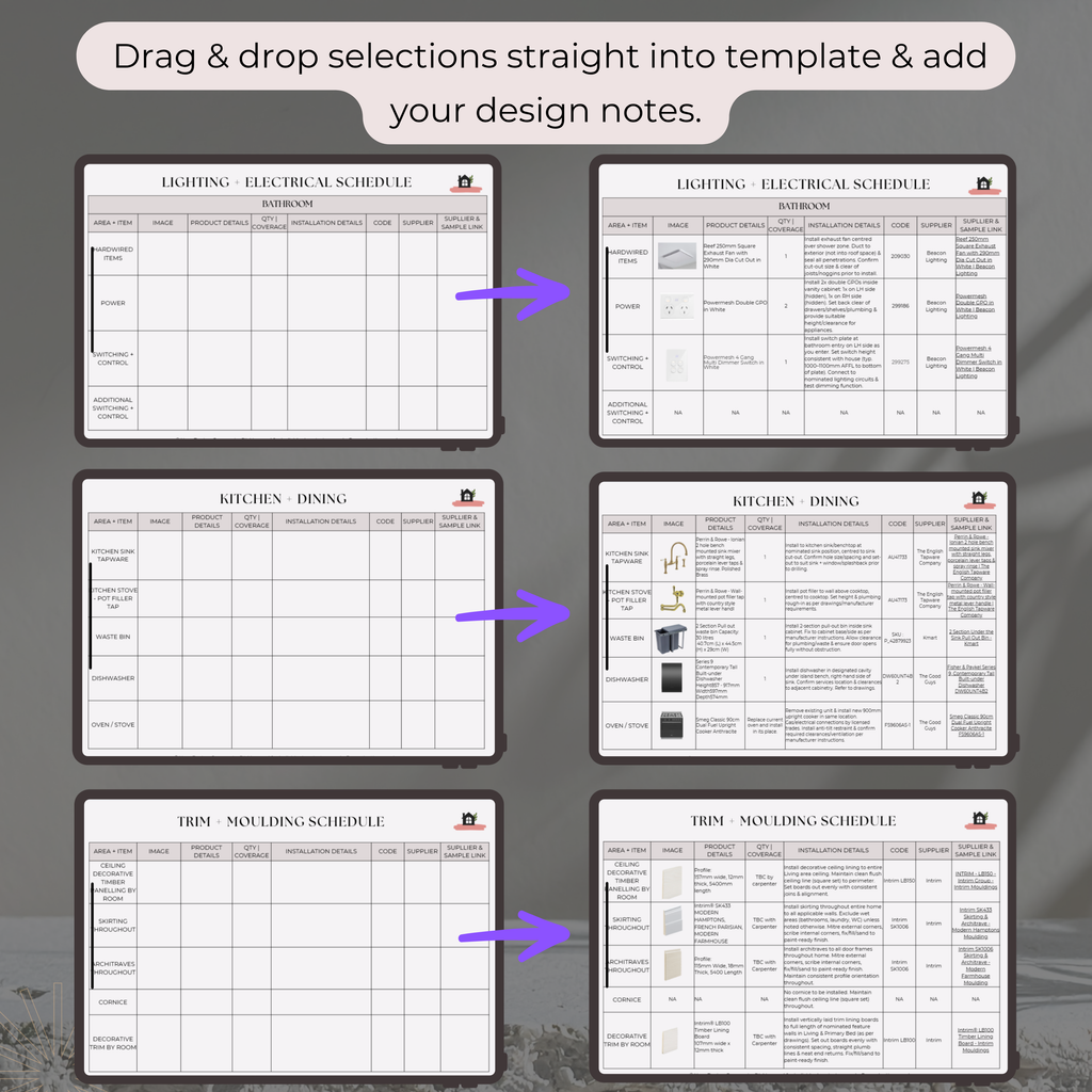 Design Development to Quote & Trade-Ready Pack | Whole Home