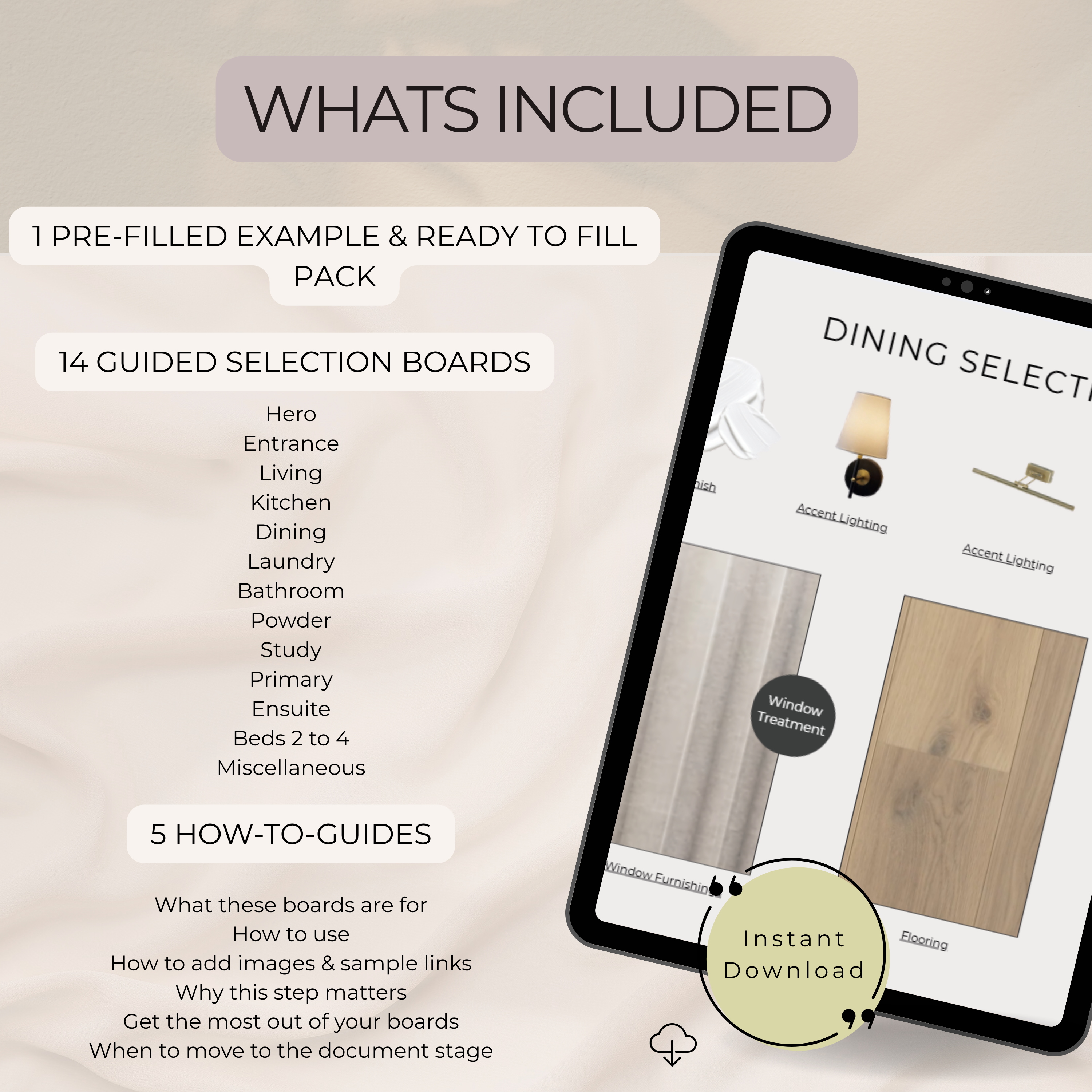 Refine Your Selections | Whole Home